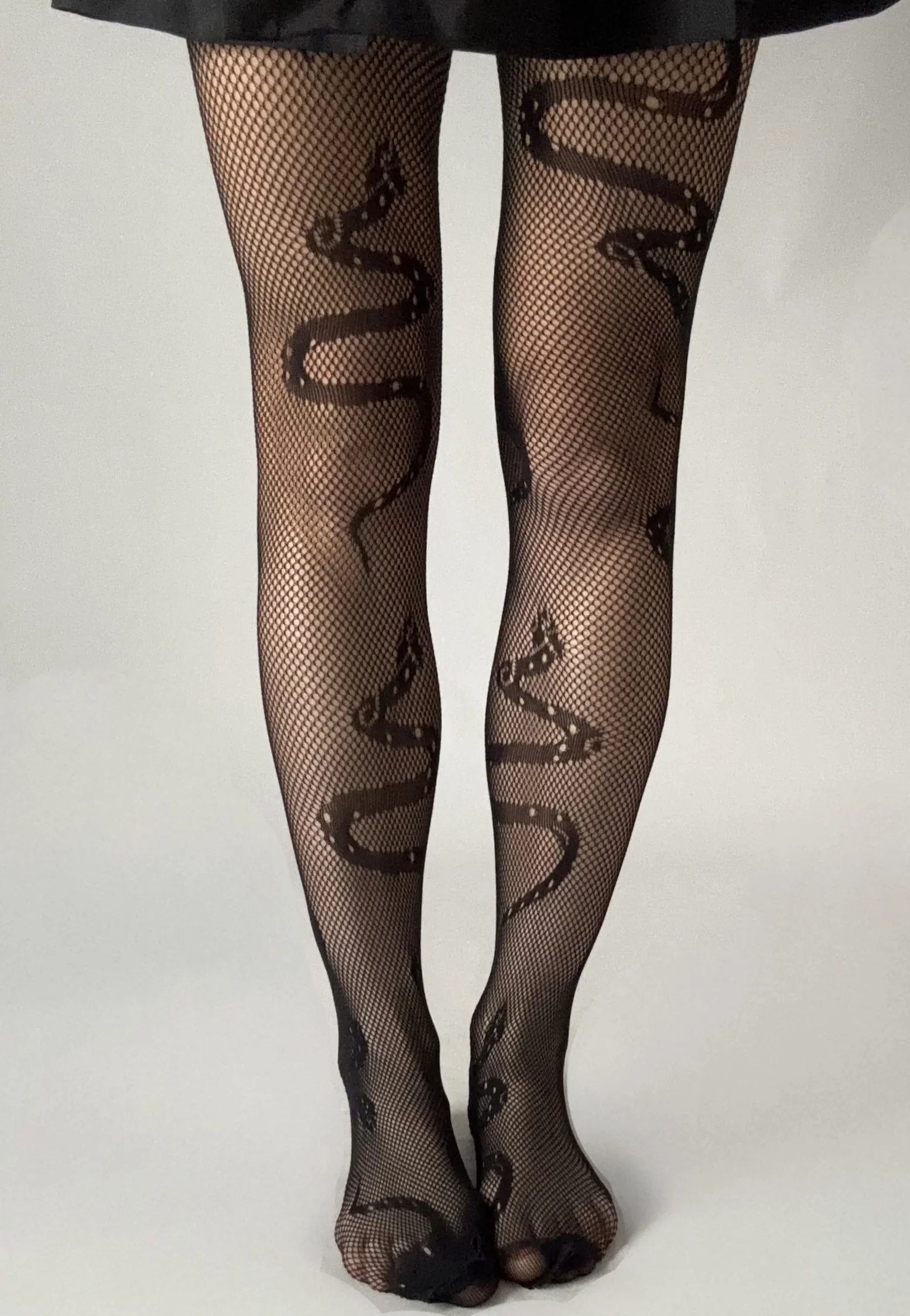 Serpentine Net Black - Tights - Image 3