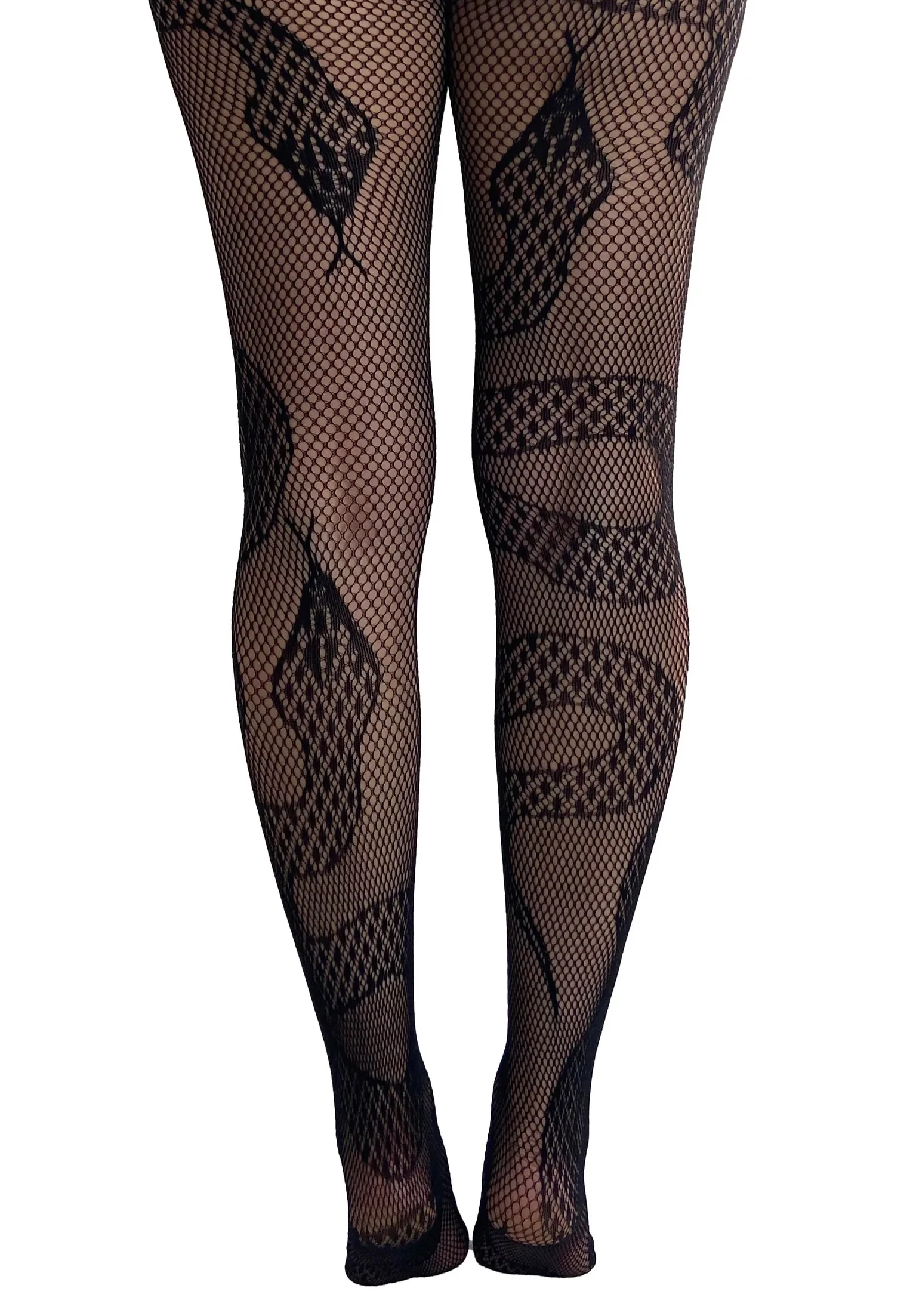 Snake Net Black - Tights - Image 7