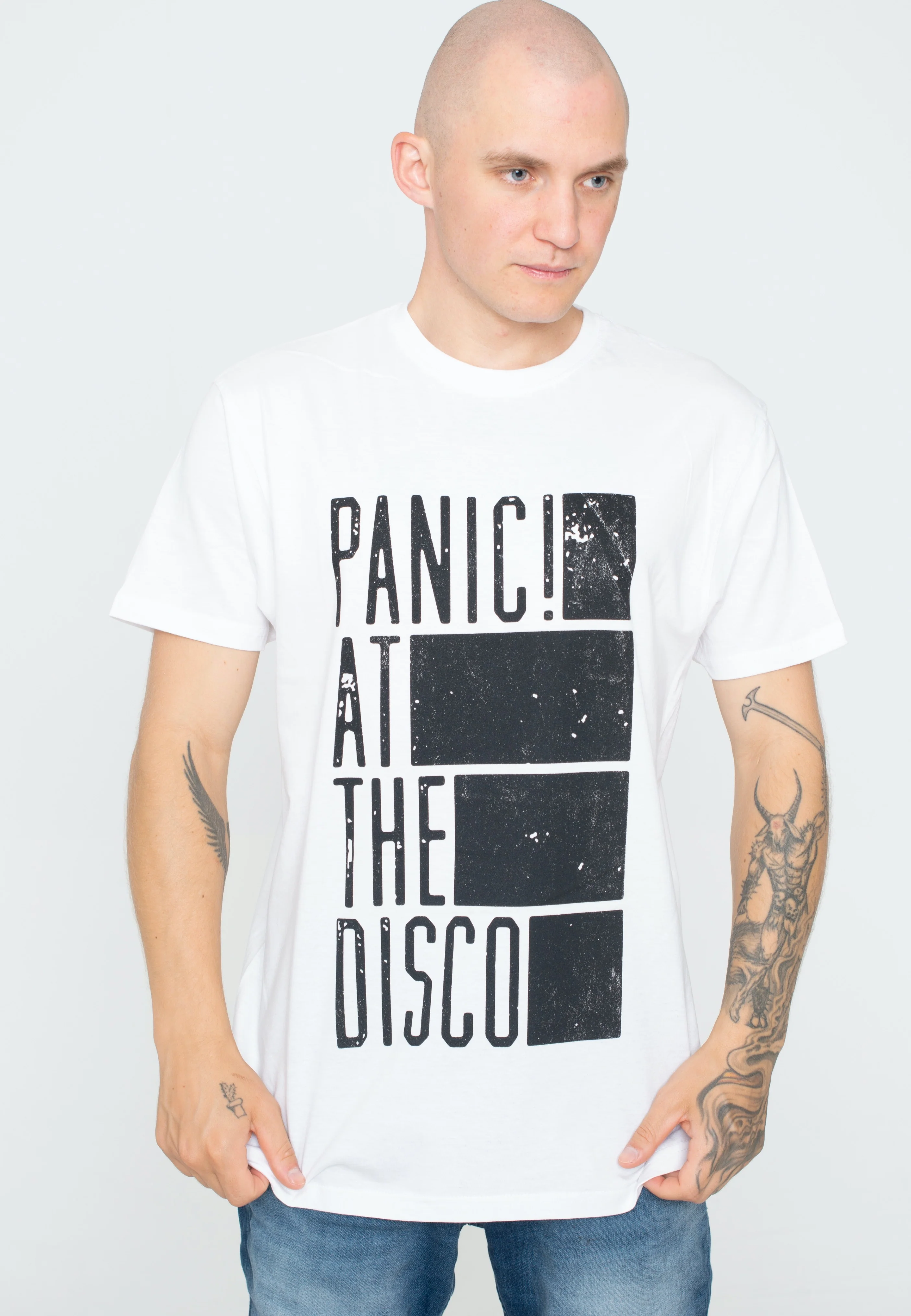 Bars White - T-Shirt - Image 3