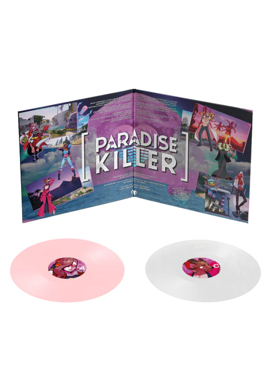 Paradise Killer OST (Barry "Epoch" Topping) Ltd. Rose & Clear - Colored 2 Vinyl
