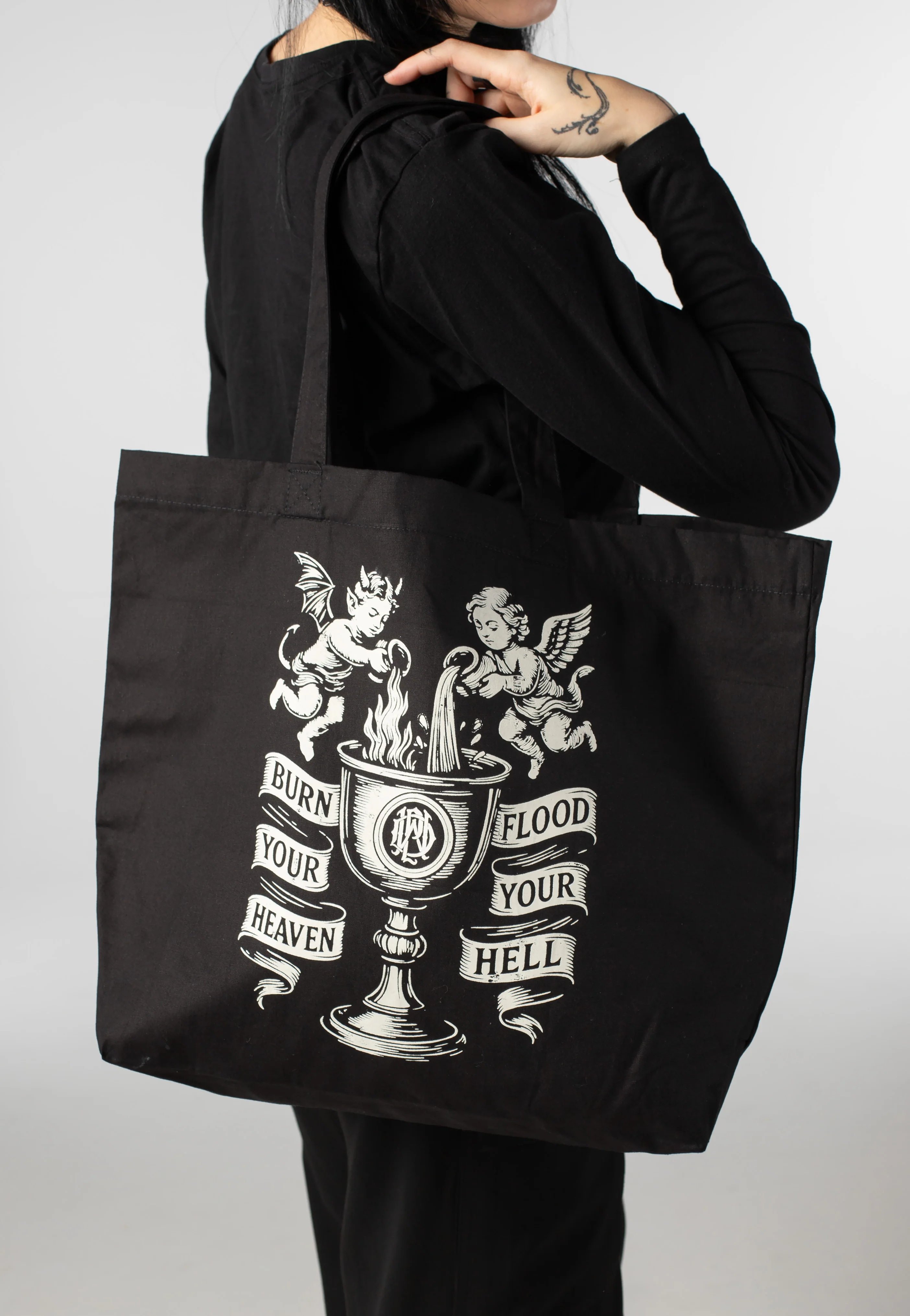 Angel And Devil - Tote Bag - Image 3