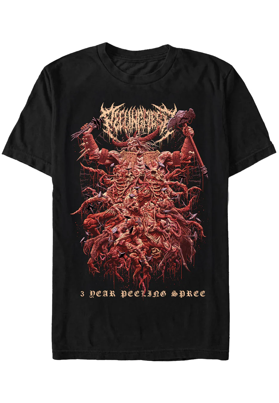 3 Year Peeling Spree - T-Shirt - Image 3