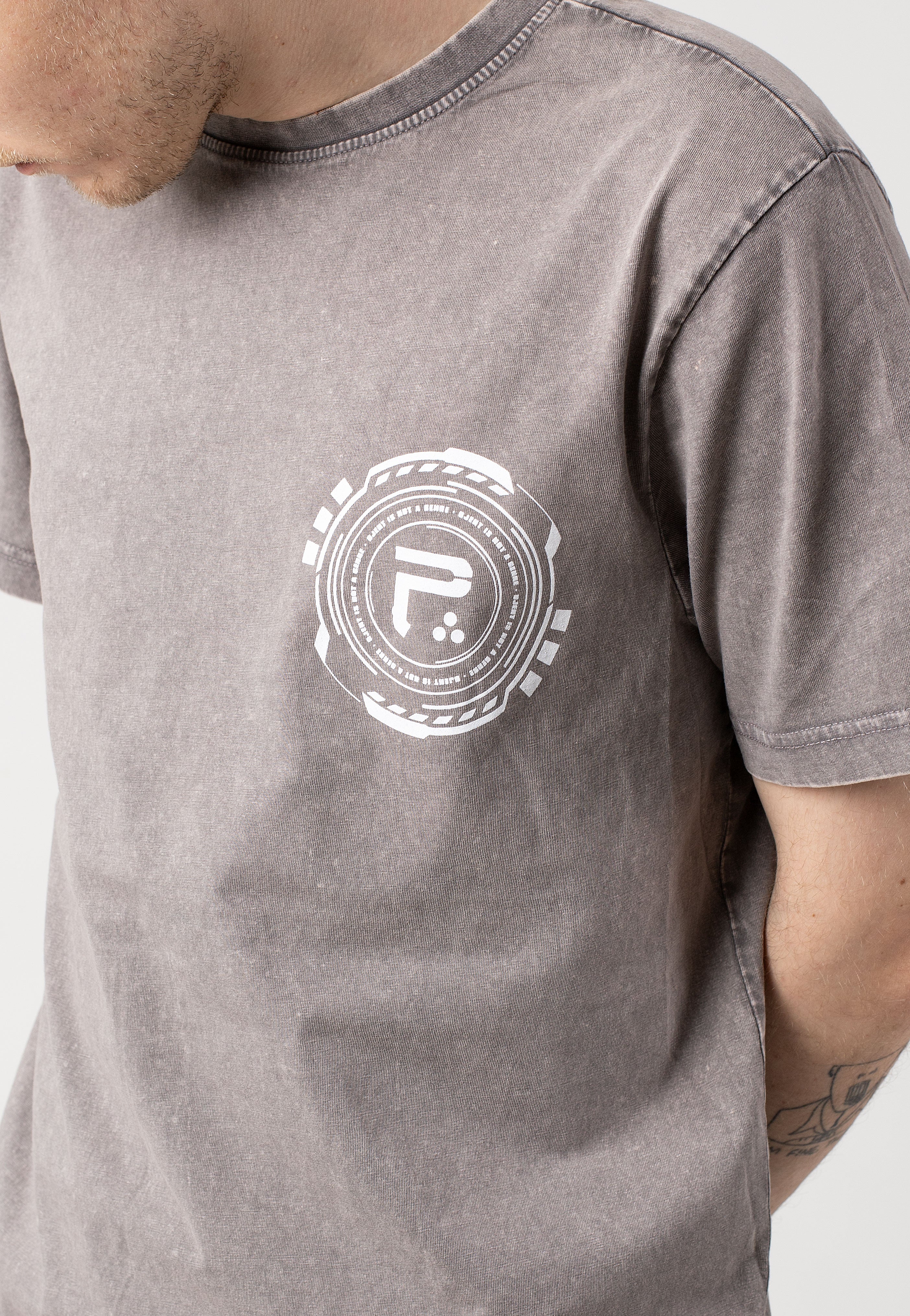 Djent Is Not A Genre Tracklist Asphalt Acid Wash - T-Shirt - Image 4