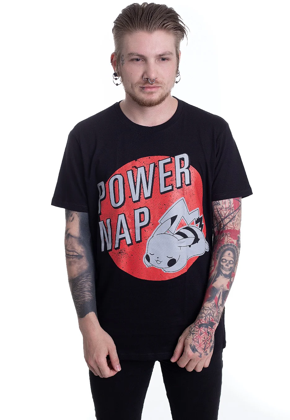 Pikachu Power Nap - T-Shirt - Image 3
