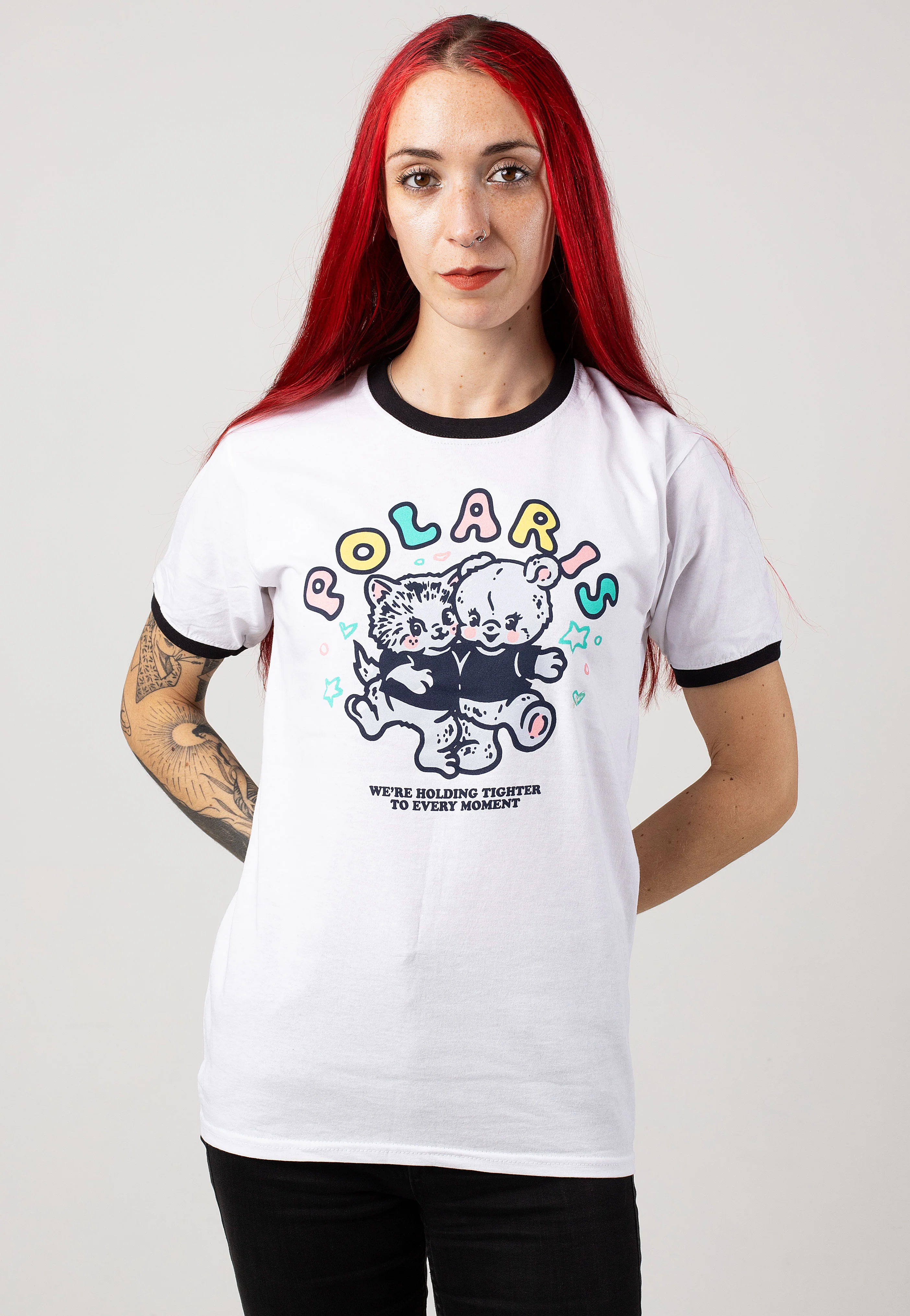 Holding Tighter White Ringer - T-Shirt - Image 5