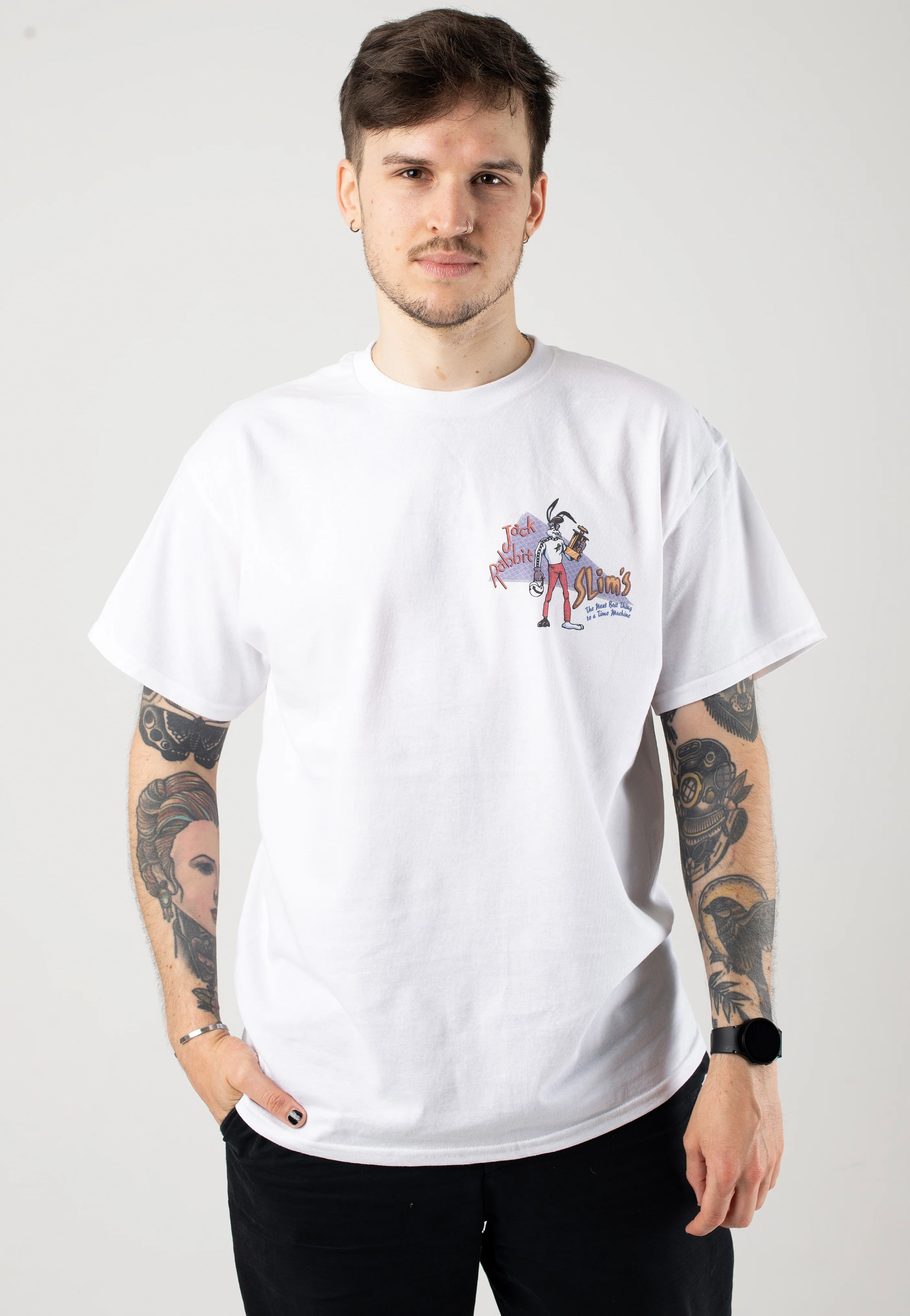 Jack Rabbit White - T-Shirt - Image 3