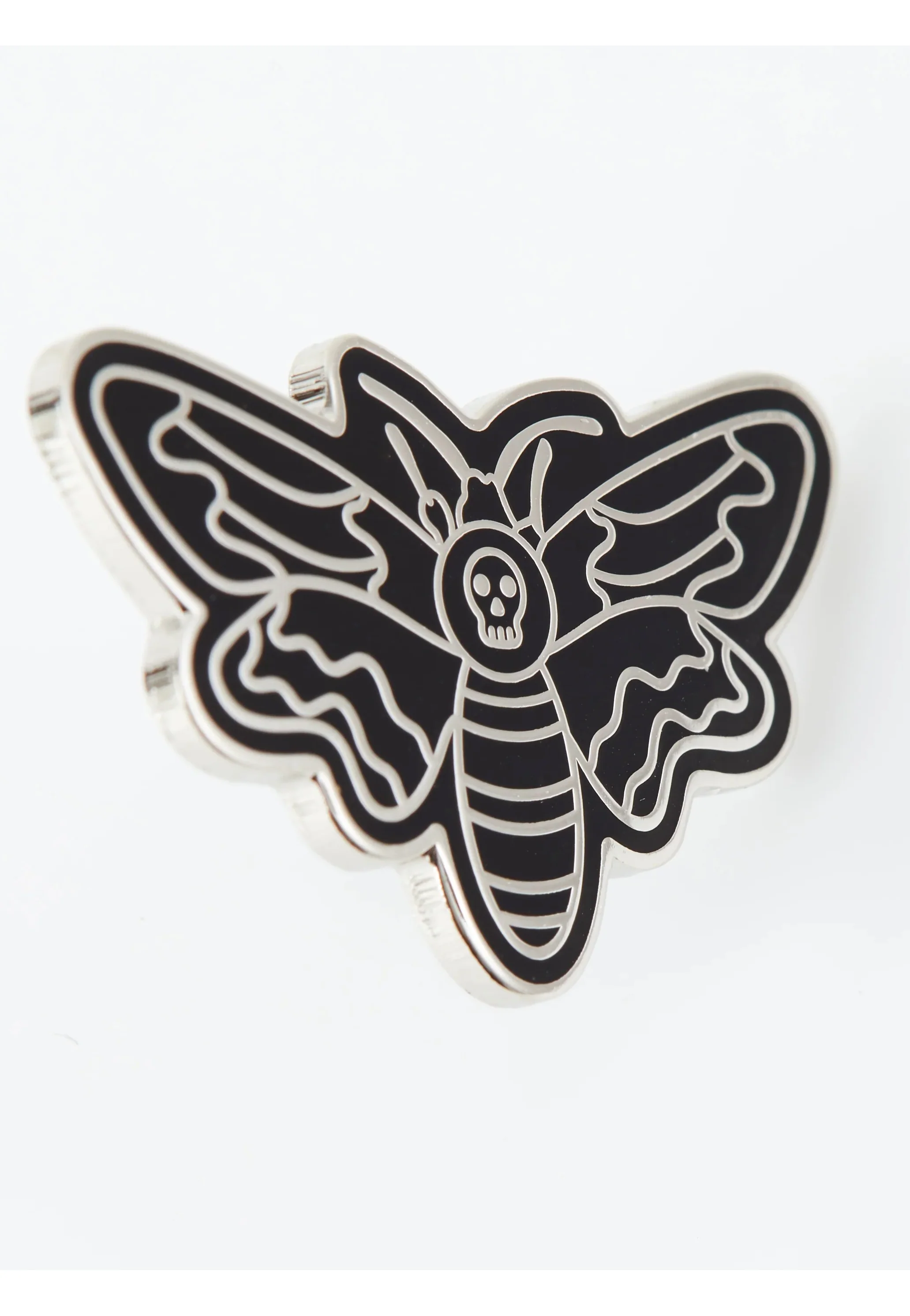 Death Head Moth Enamel - Pin - Image 2