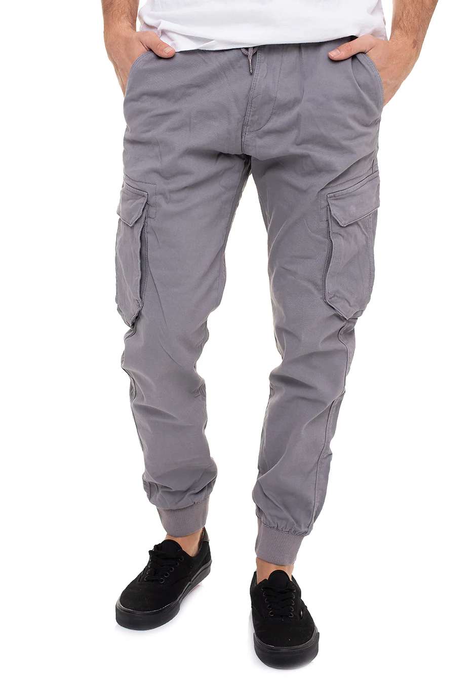 Reflex Rib Cargo Light Grey - Pants