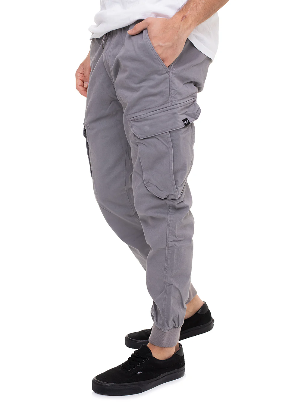 Reflex Rib Cargo Light Grey - Pants - Image 2