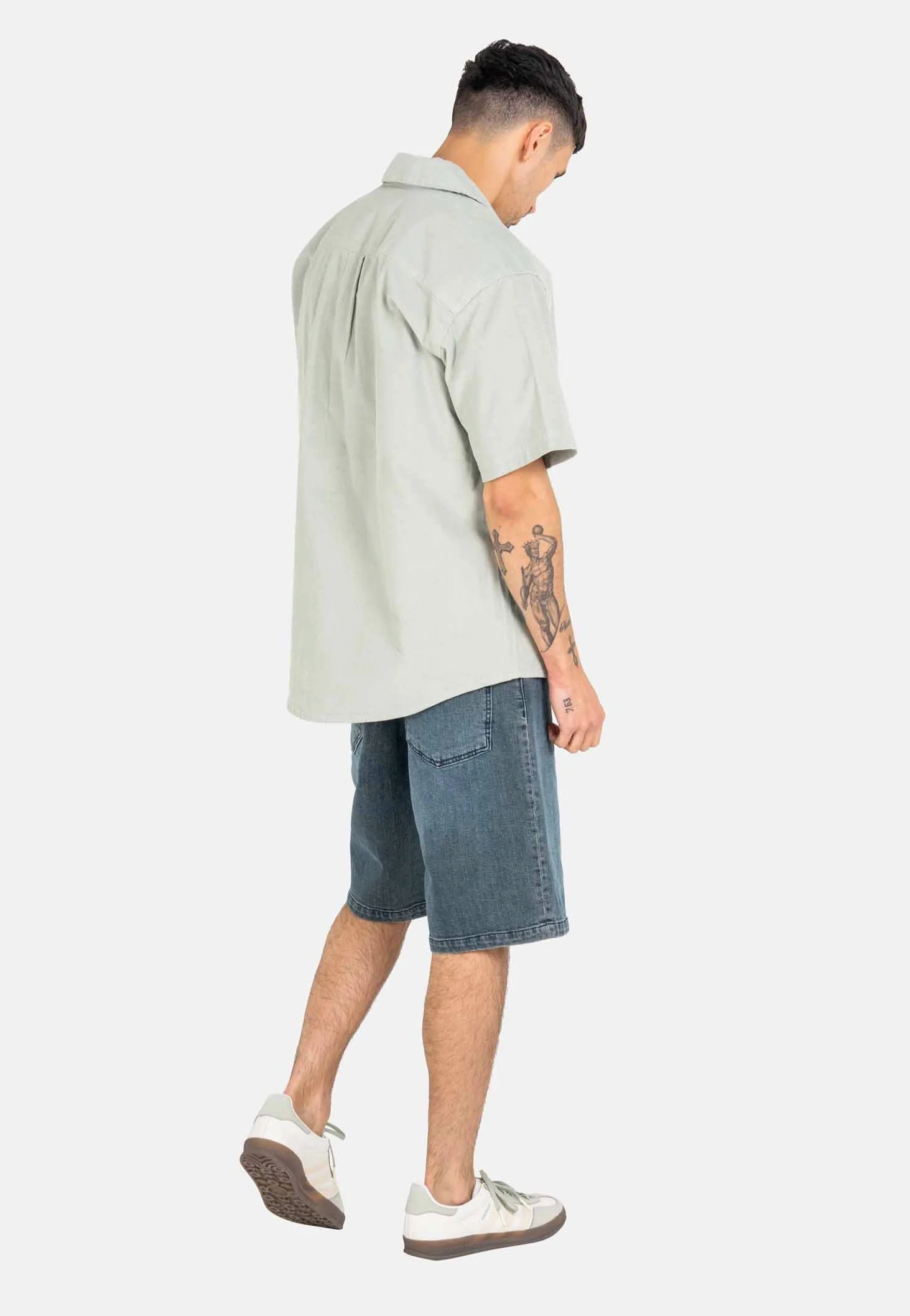 Solid Mystic Light Blue - Shorts - Image 3