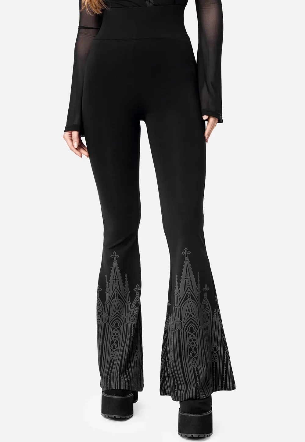 Ascension Bellbottoms Black - Pants - Image 5