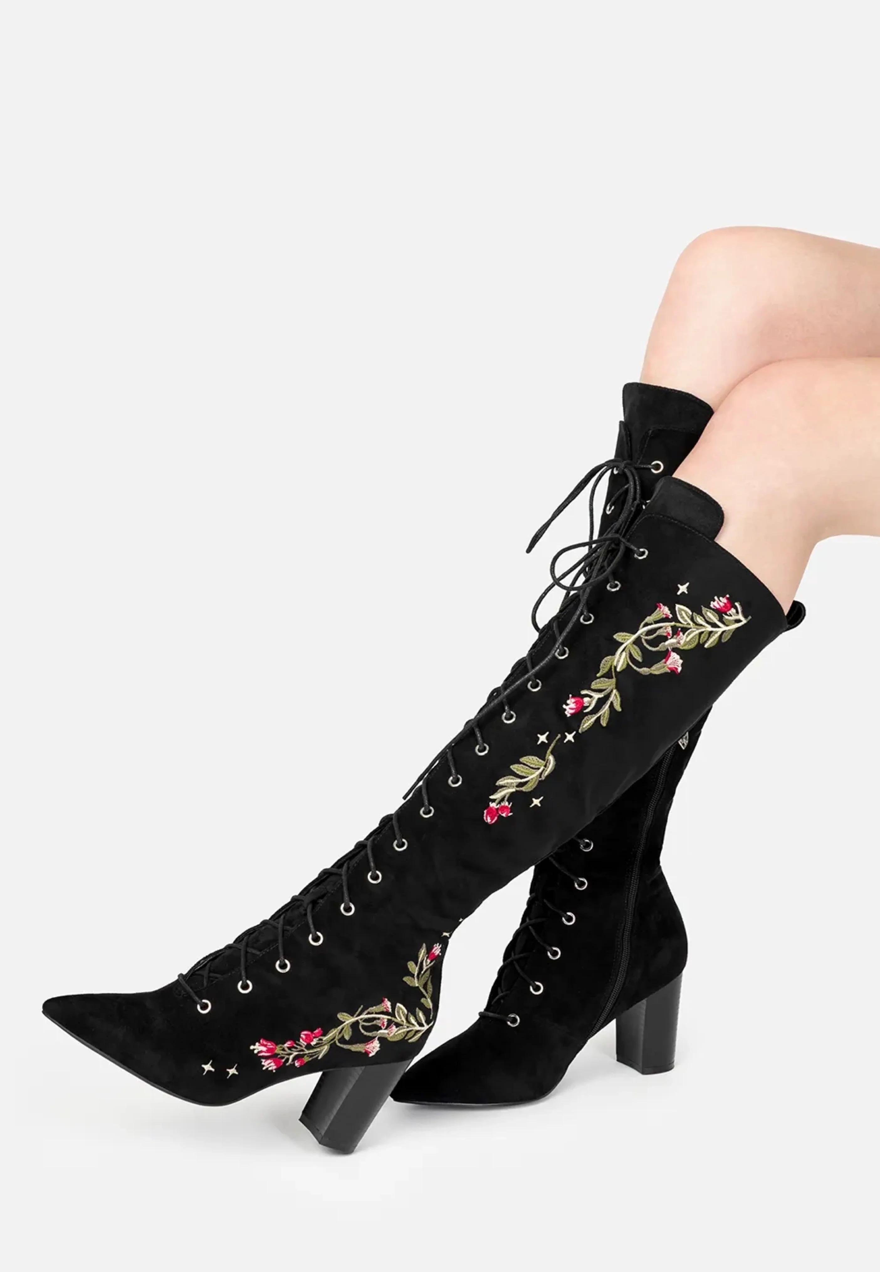 Astrantia Knee High Black - Girl Shoes - Image 8