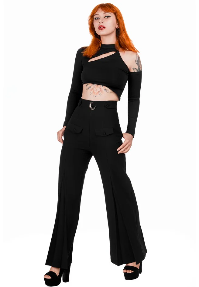 Asymmetric Crop Black - Top - Image 14