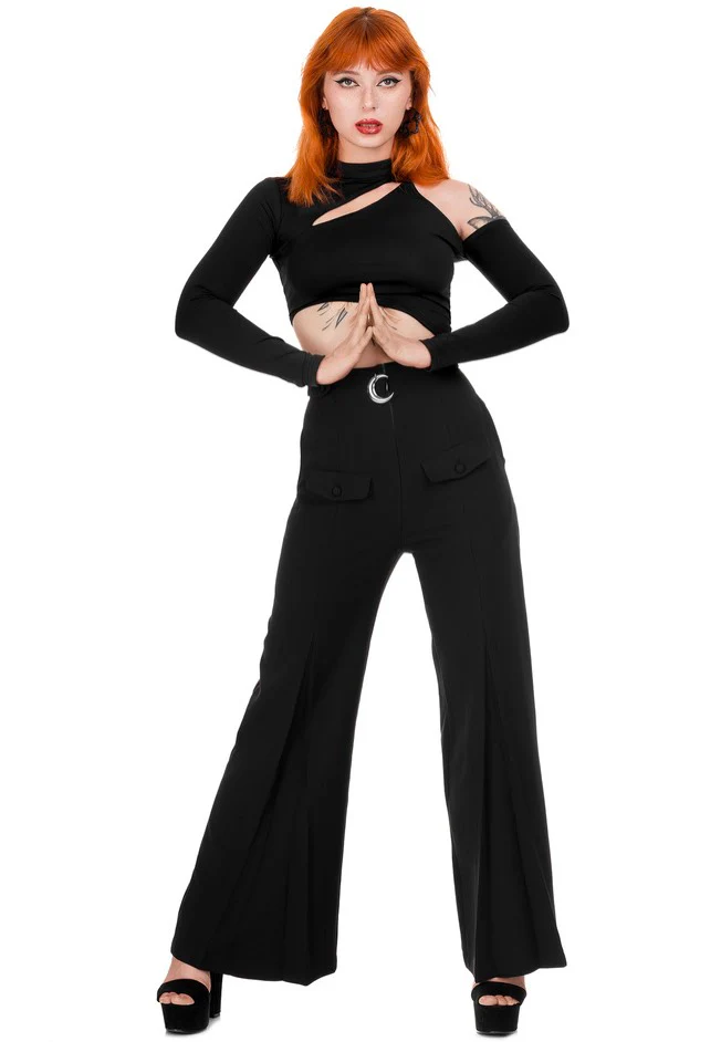 Asymmetric Crop Black - Top - Image 15