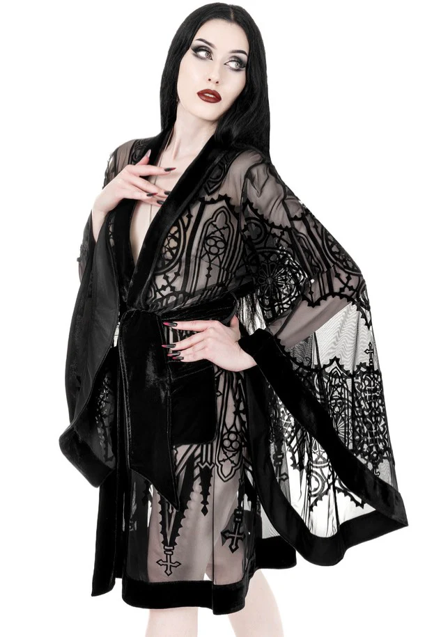 Cathedralis Sheer Black - Cloak - Image 8