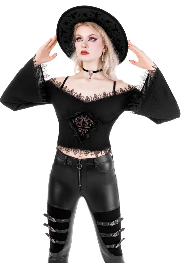 Delphyne Black - Top - Image 10