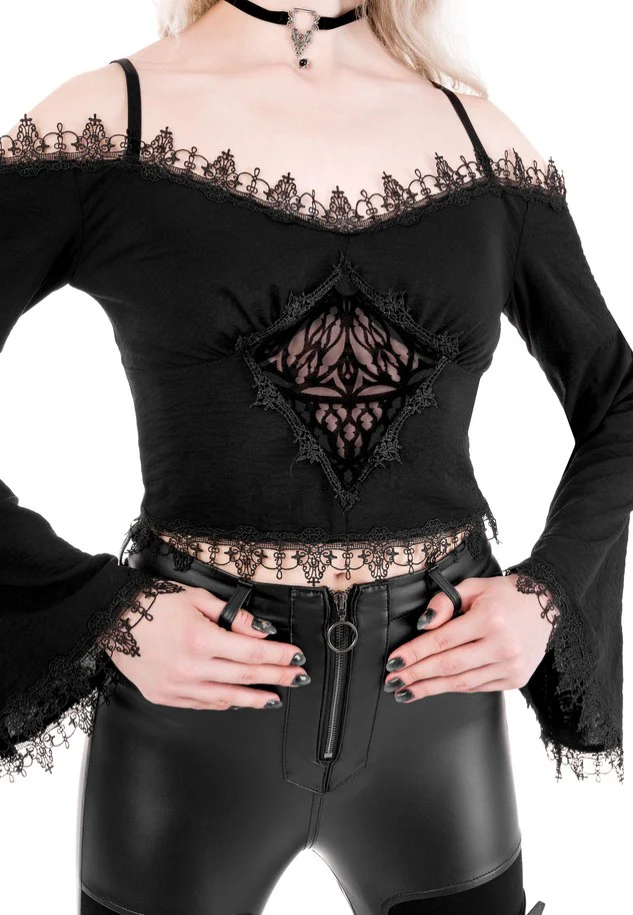 Delphyne Black - Top - Image 12