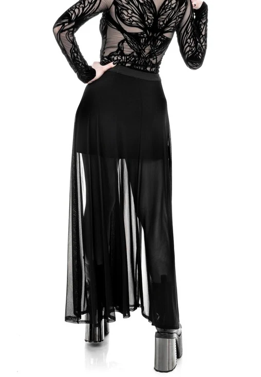 Shadows Maxi Black - Skirt - Image 6