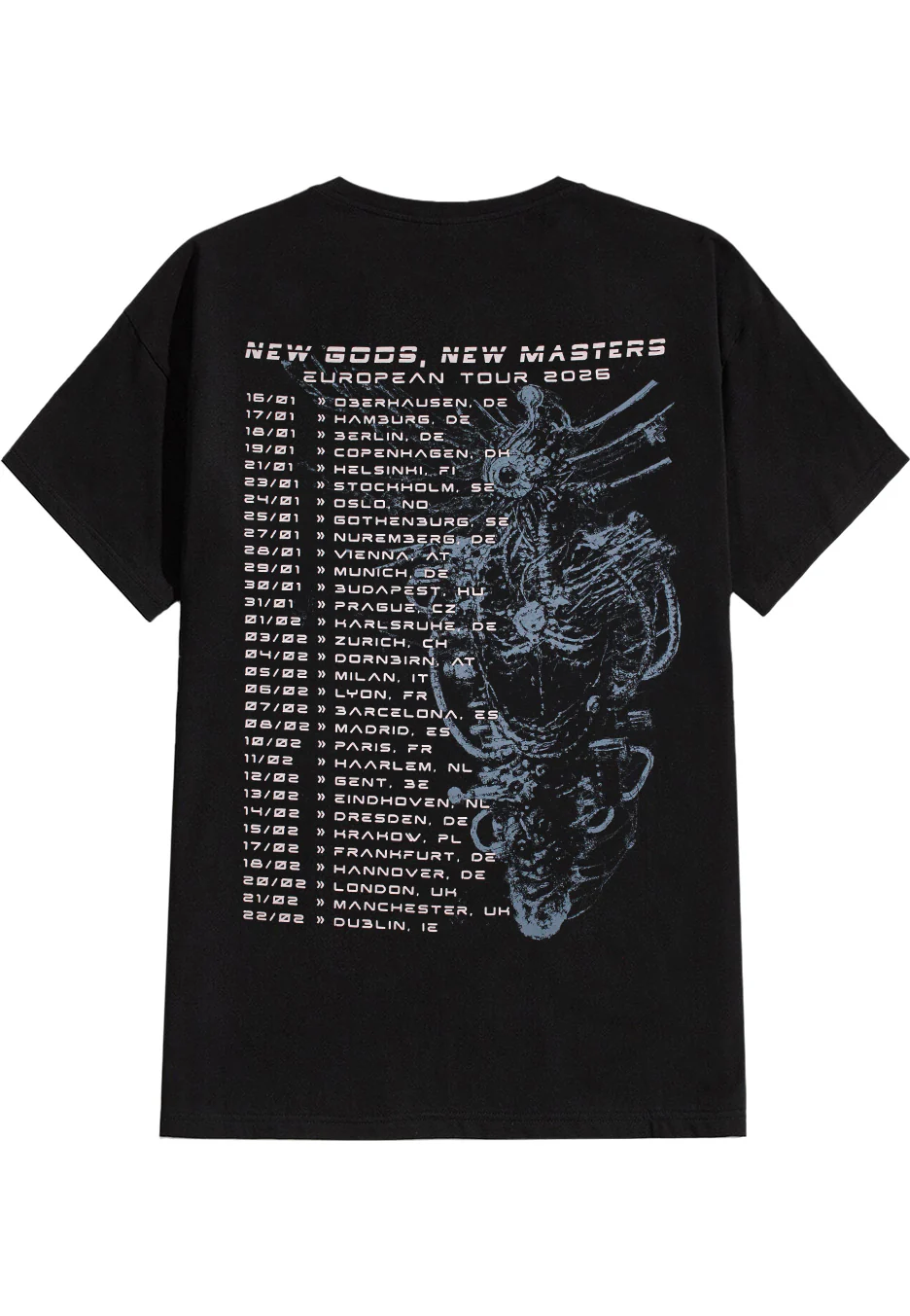 New Gods, New Masters Tour 2026 - T-Shirt - Image 2