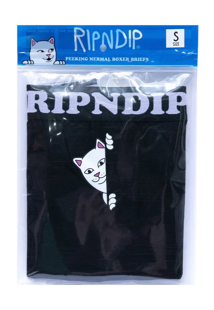 Peek A Nermal Black - Boxershorts - Image 5