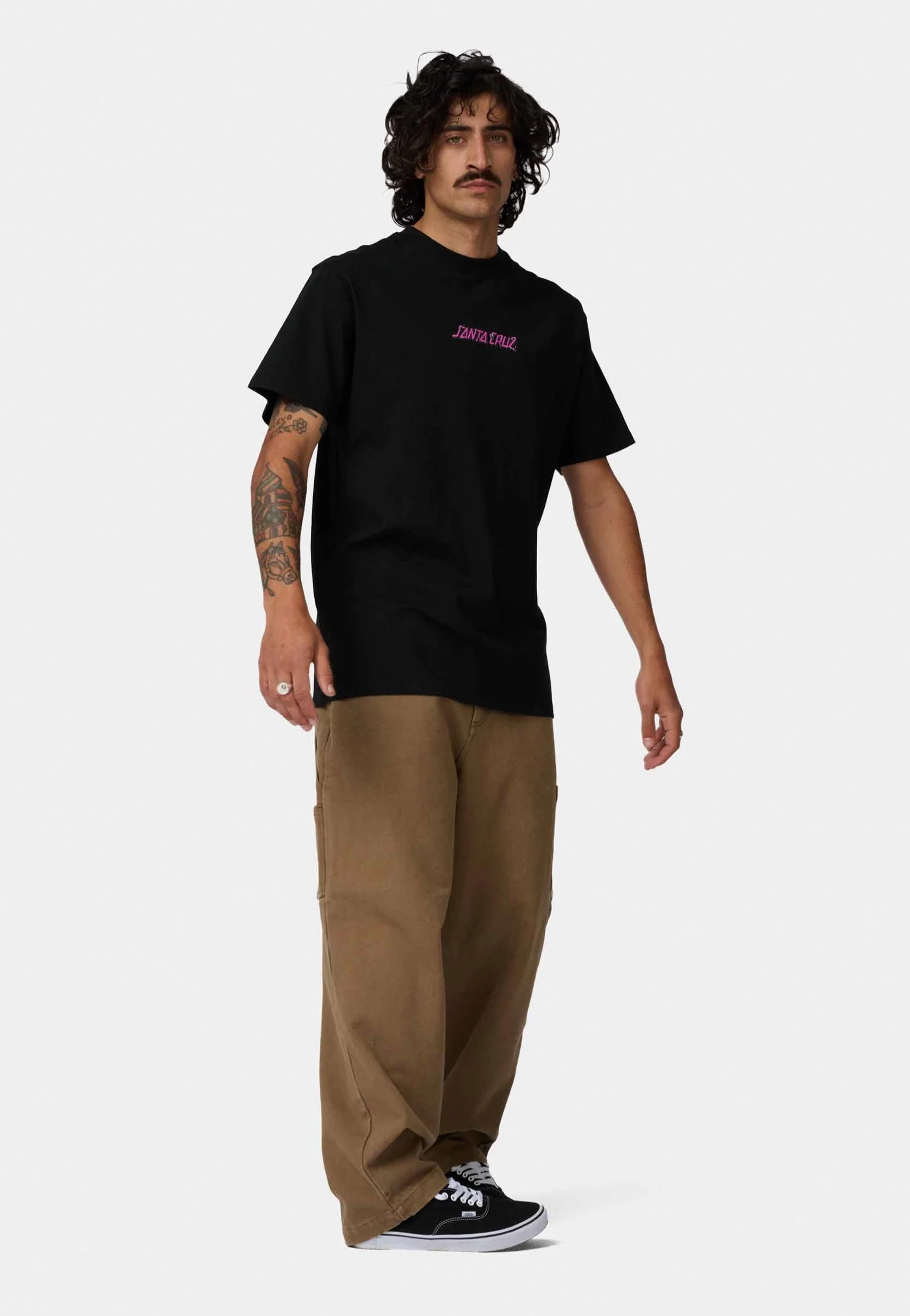 Roskopp Monster Strip Black - T-Shirt - Image 3