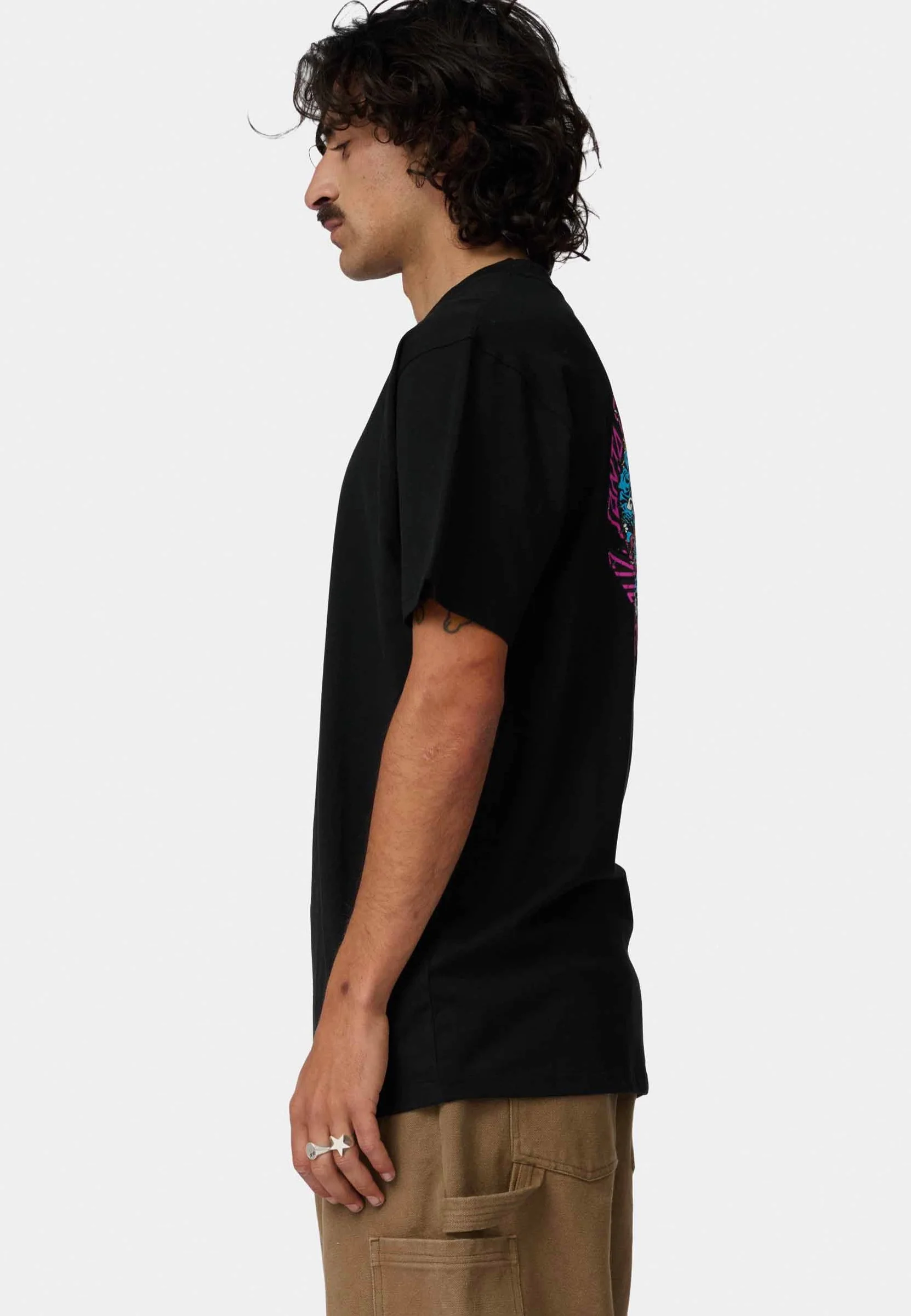 Roskopp Monster Strip Black - T-Shirt - Image 4