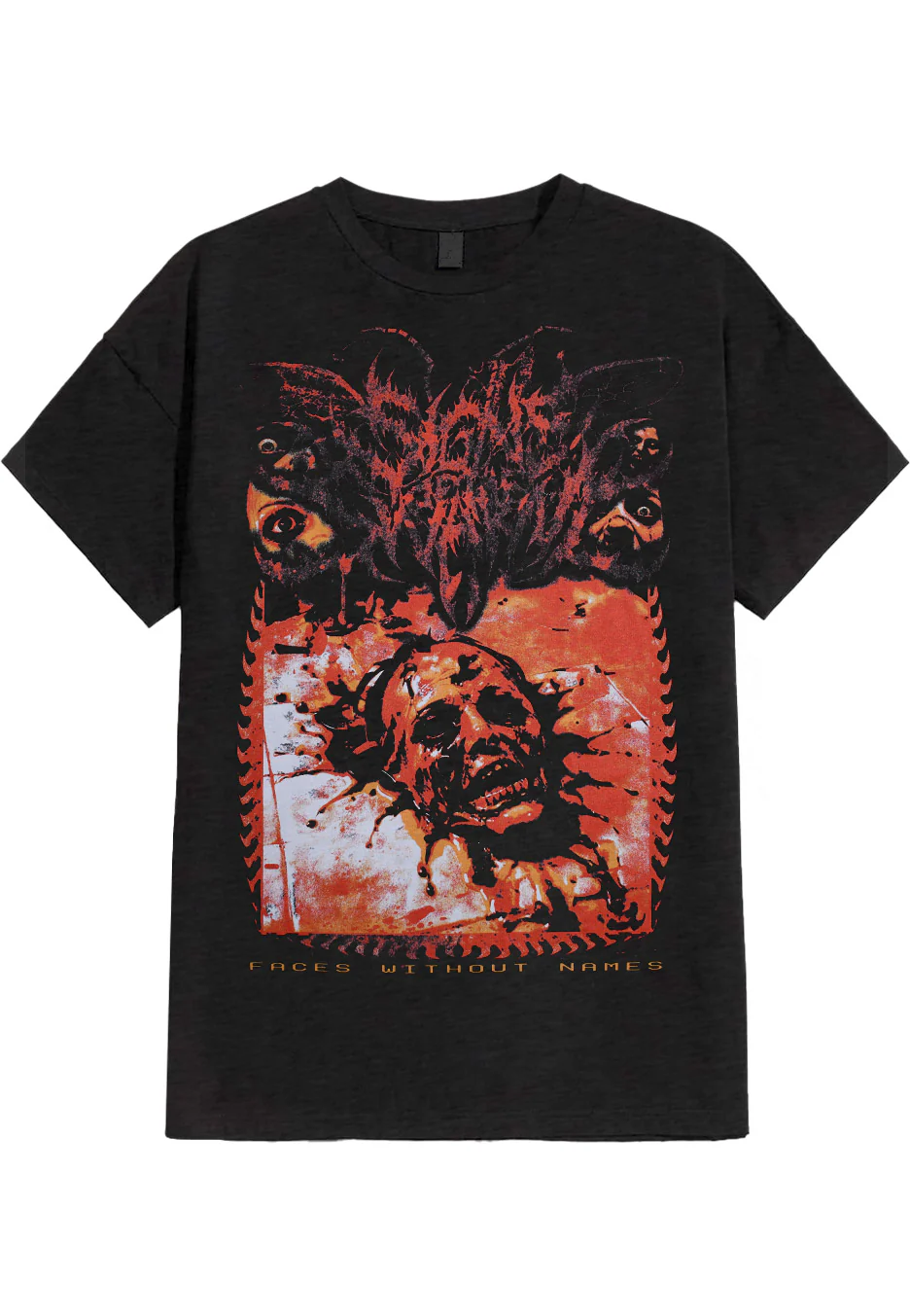 Faces Without Names Acid Wash Tie Dye - T-Shirt - Image 3