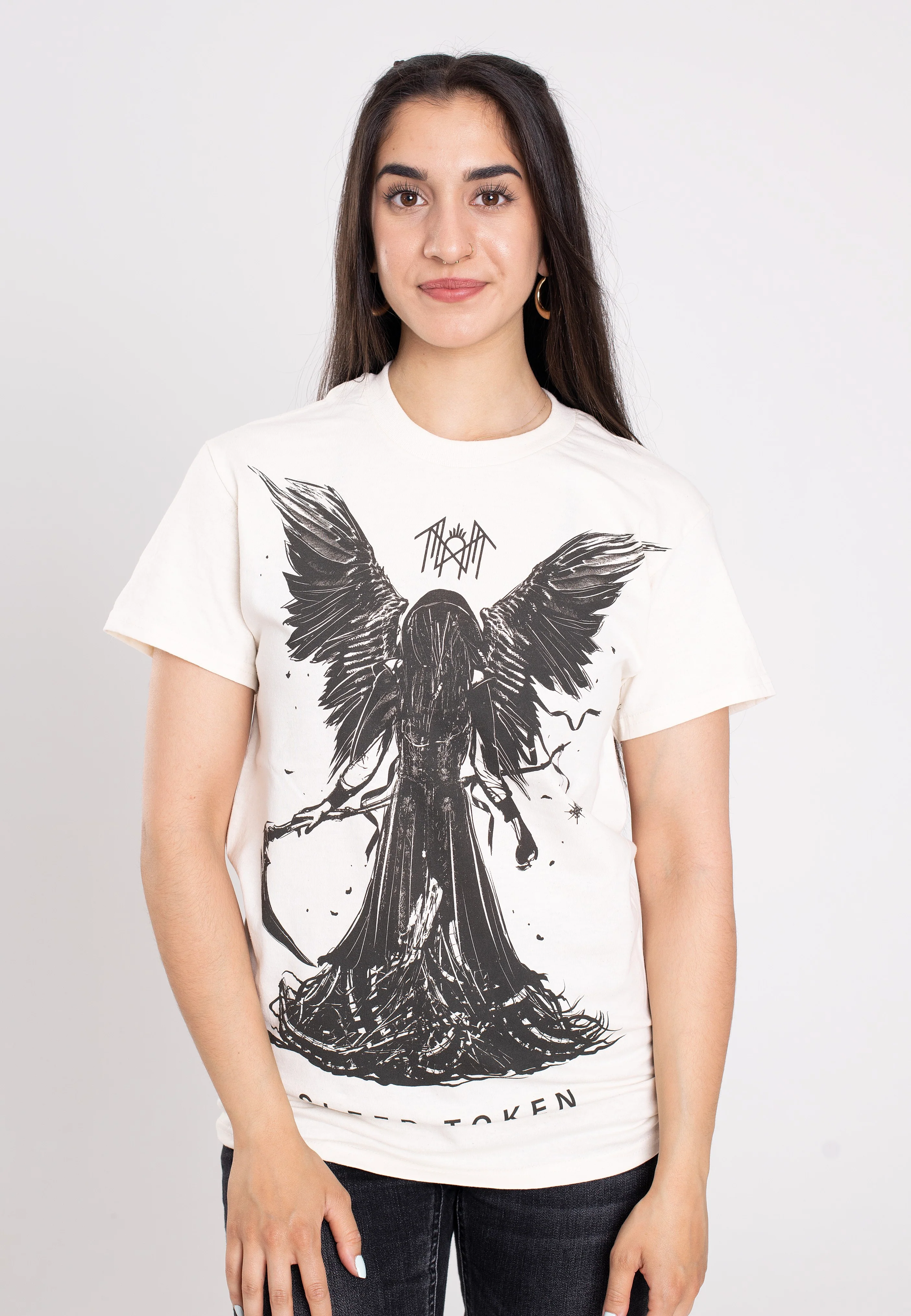 Reaper Angel Natural - T-Shirt - Image 6