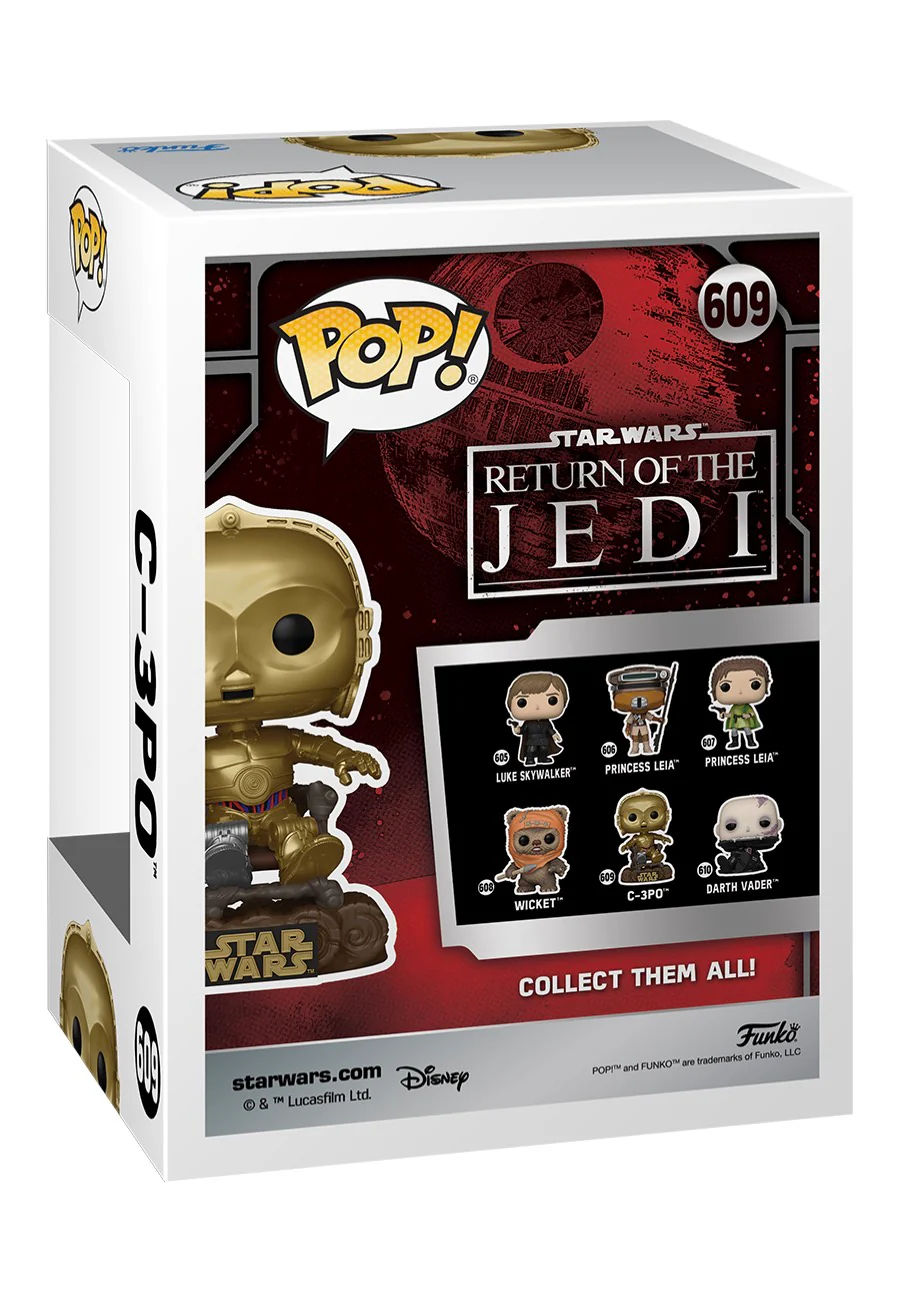 Return Of The Jedi 40th: C3PO In Chair POP! Booble-Head - Funko Pop - Image 3