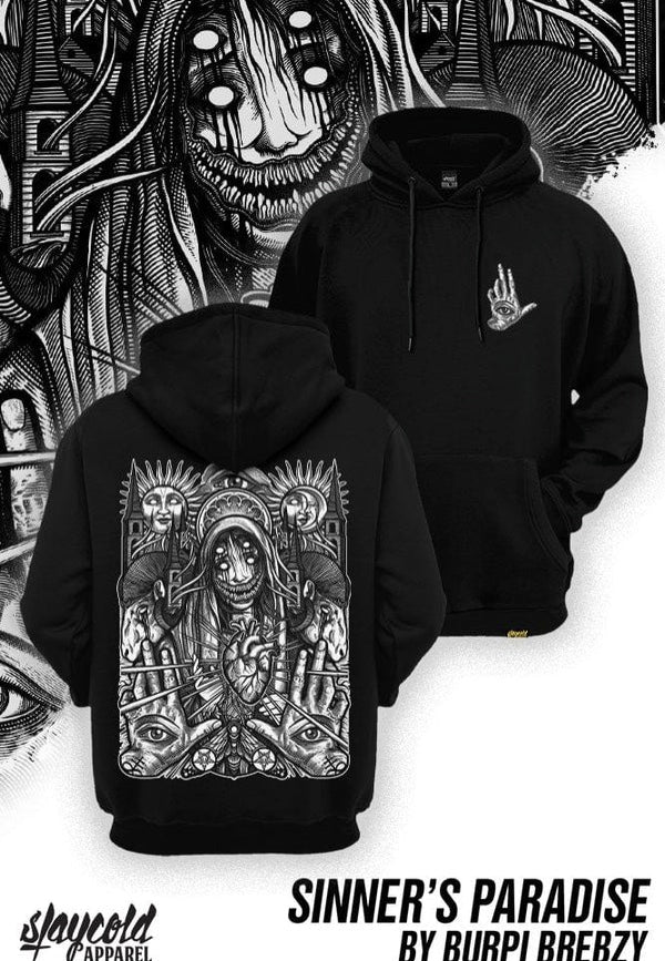 Sinners Paradise Black - Hoodie - Image 8