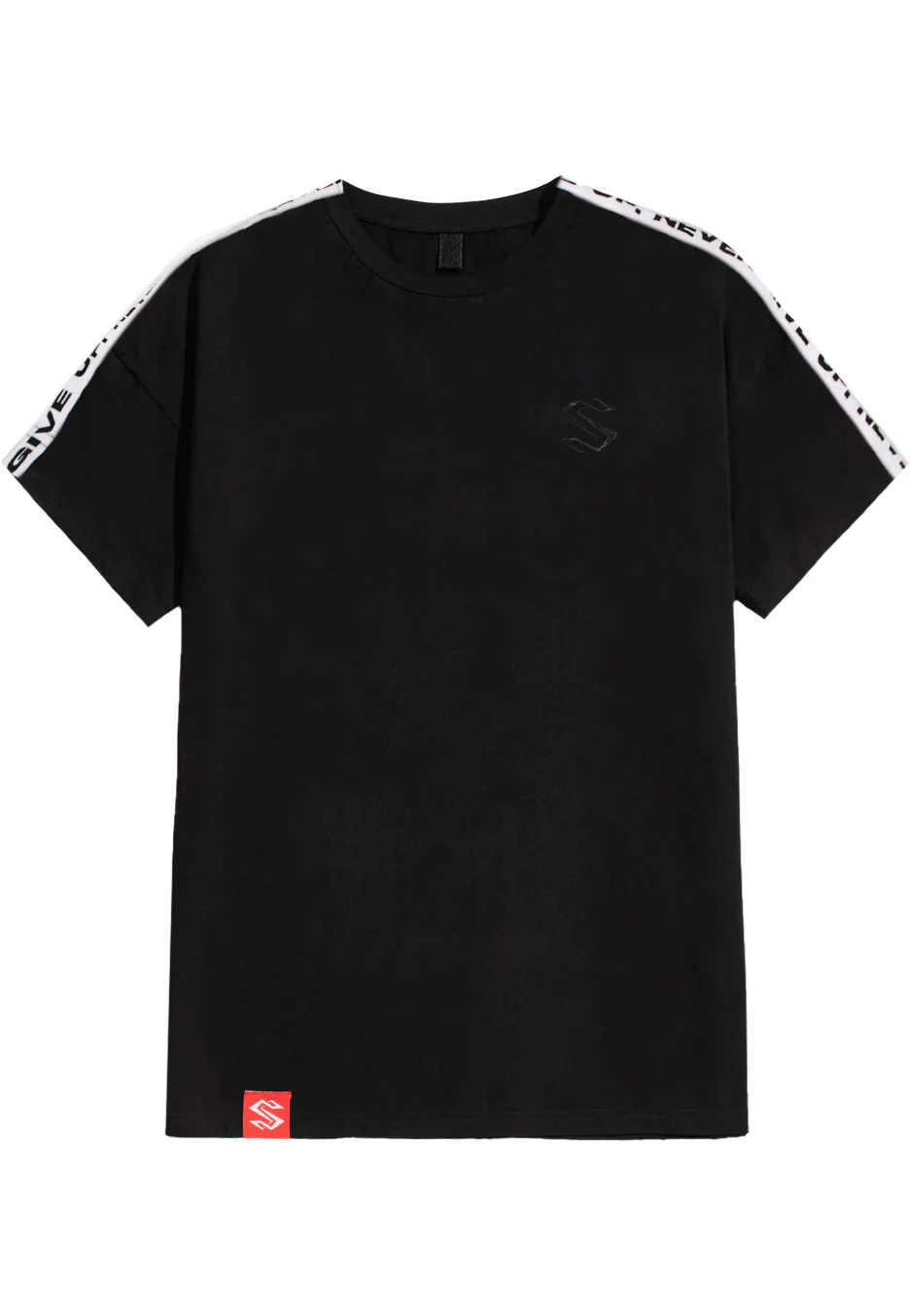 Never Give Up Stripe - T-Shirt - Image 3