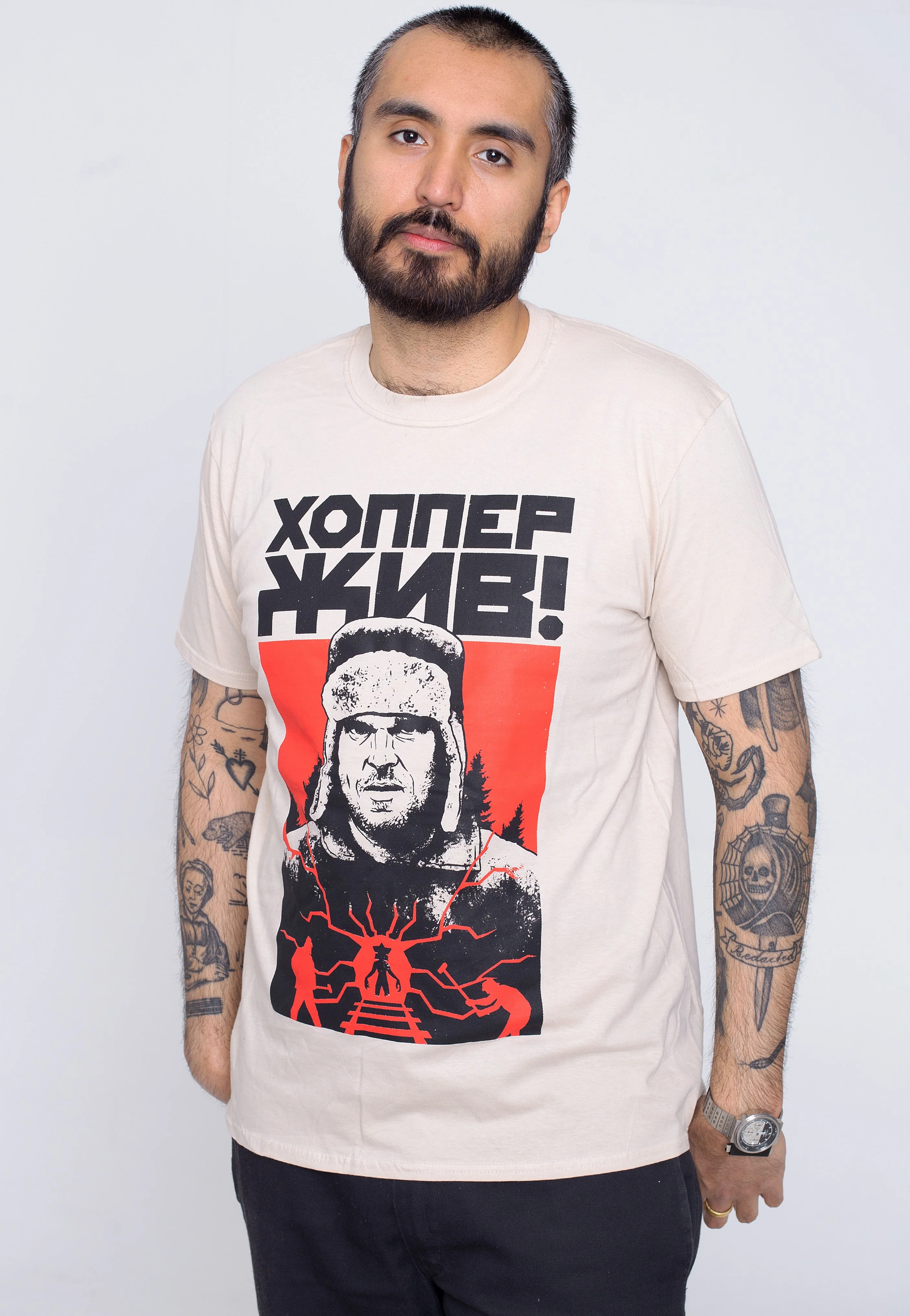 Cold War Washed White - T-Shirt - Image 5