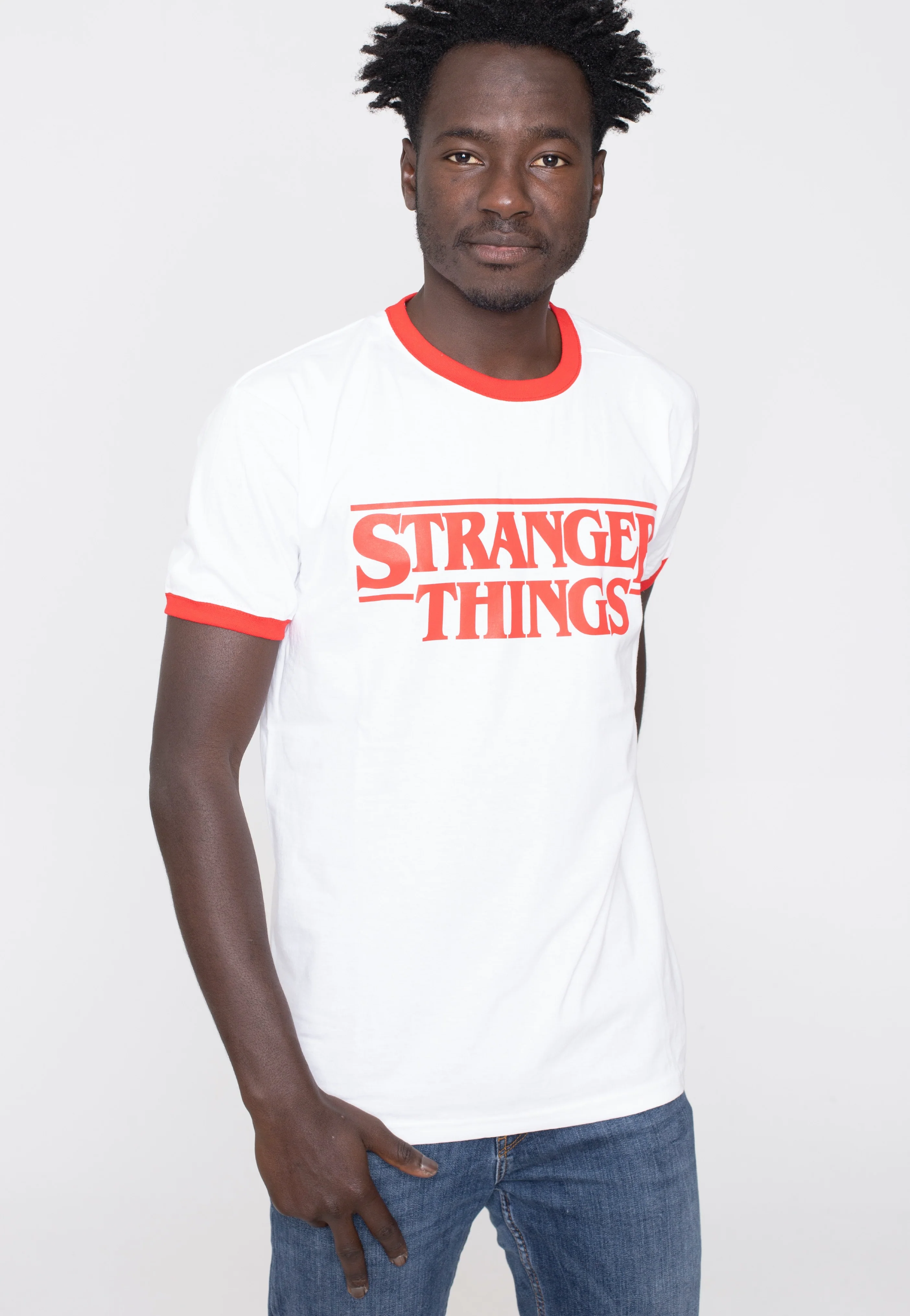Logo Ringer White - T-Shirt - Image 3