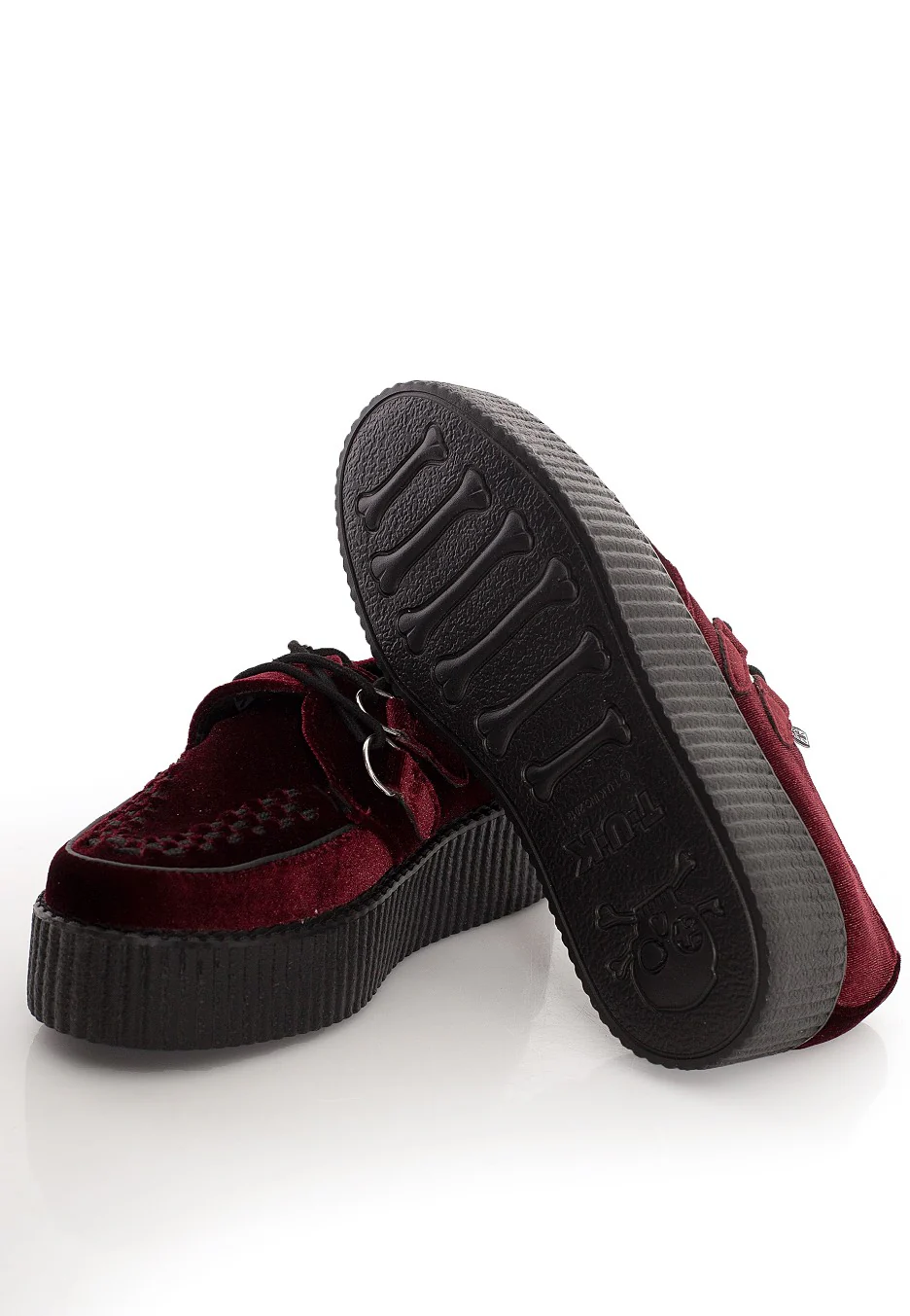 Viva High Velvet Burgundy - Girl Shoes - Image 3