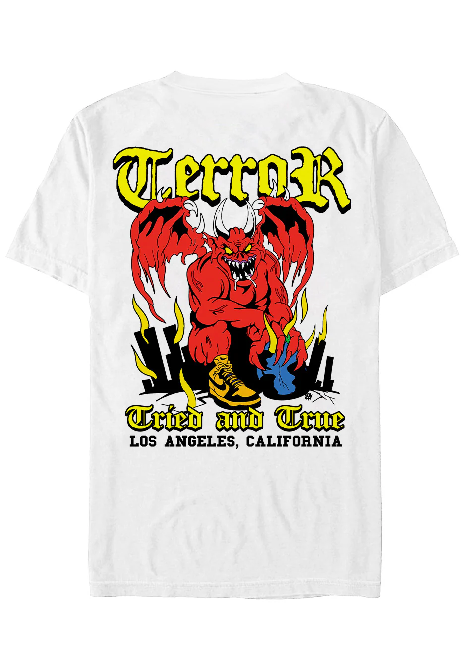 Devil White - T-Shirt - Image 4