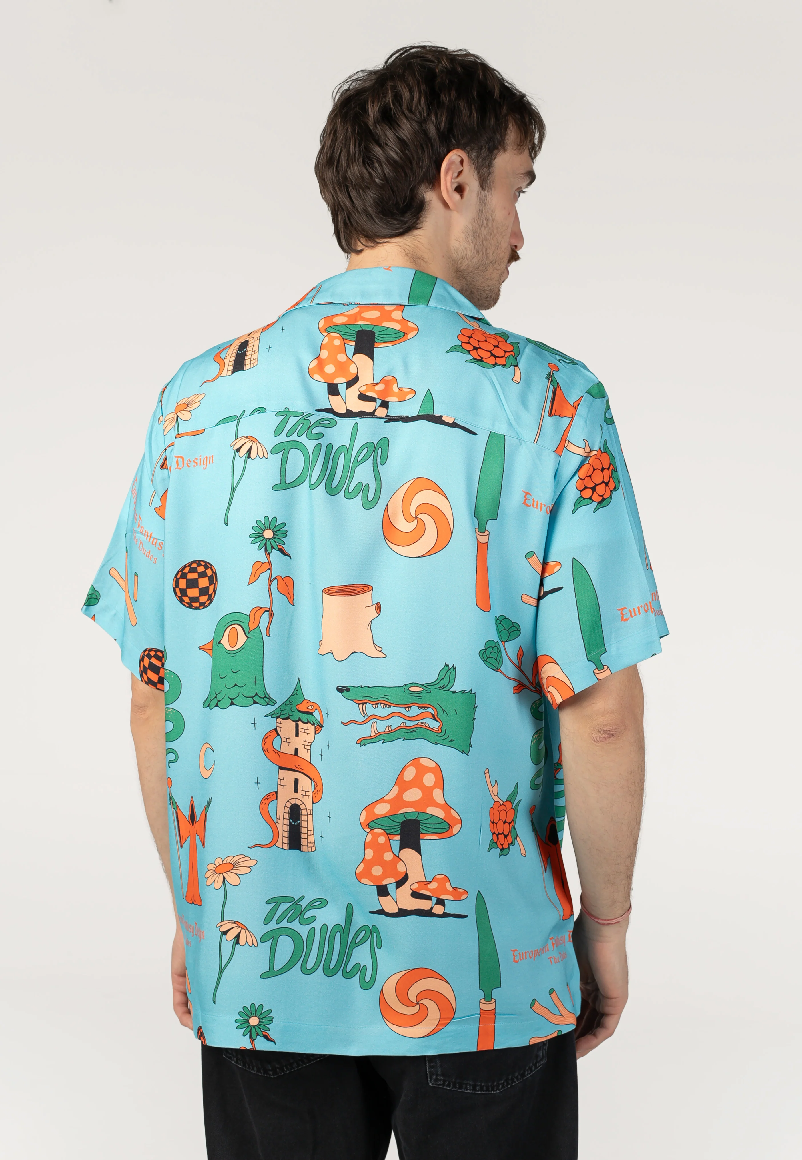 European Fantasy Blue Hawaiian - Shirt - Image 2