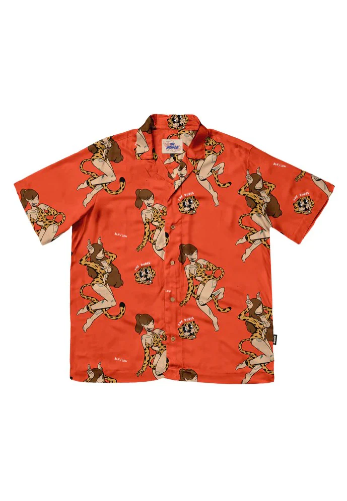 Meow Red Hawaiian - Shirt - Image 7