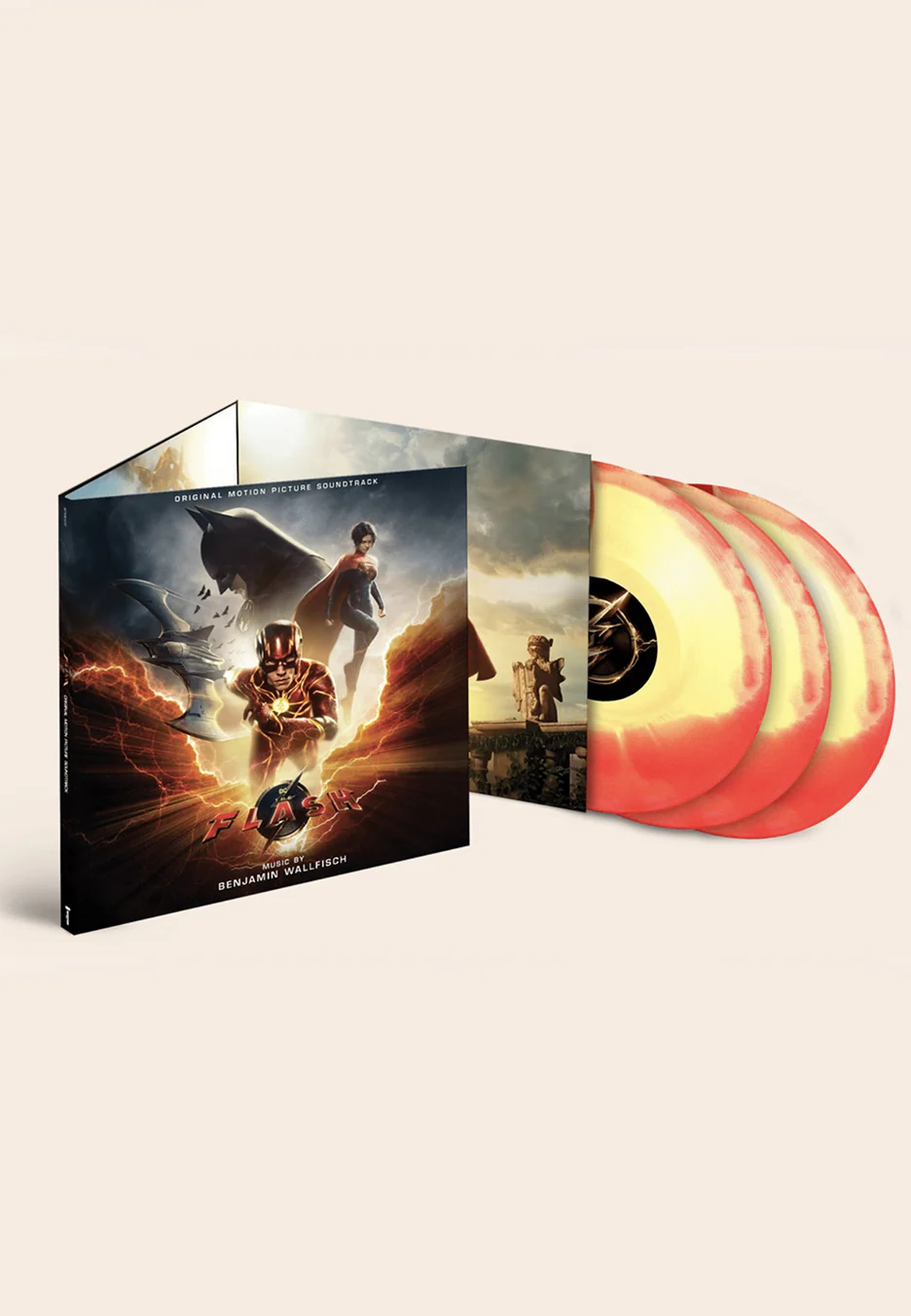 The Flash OST (Benjamin Wallfisch) Red/Yellow - Colored 3 Vinyl