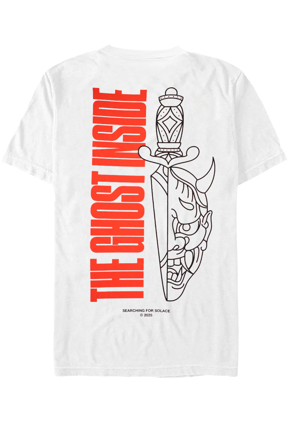 Mask White - T-Shirt - Image 2