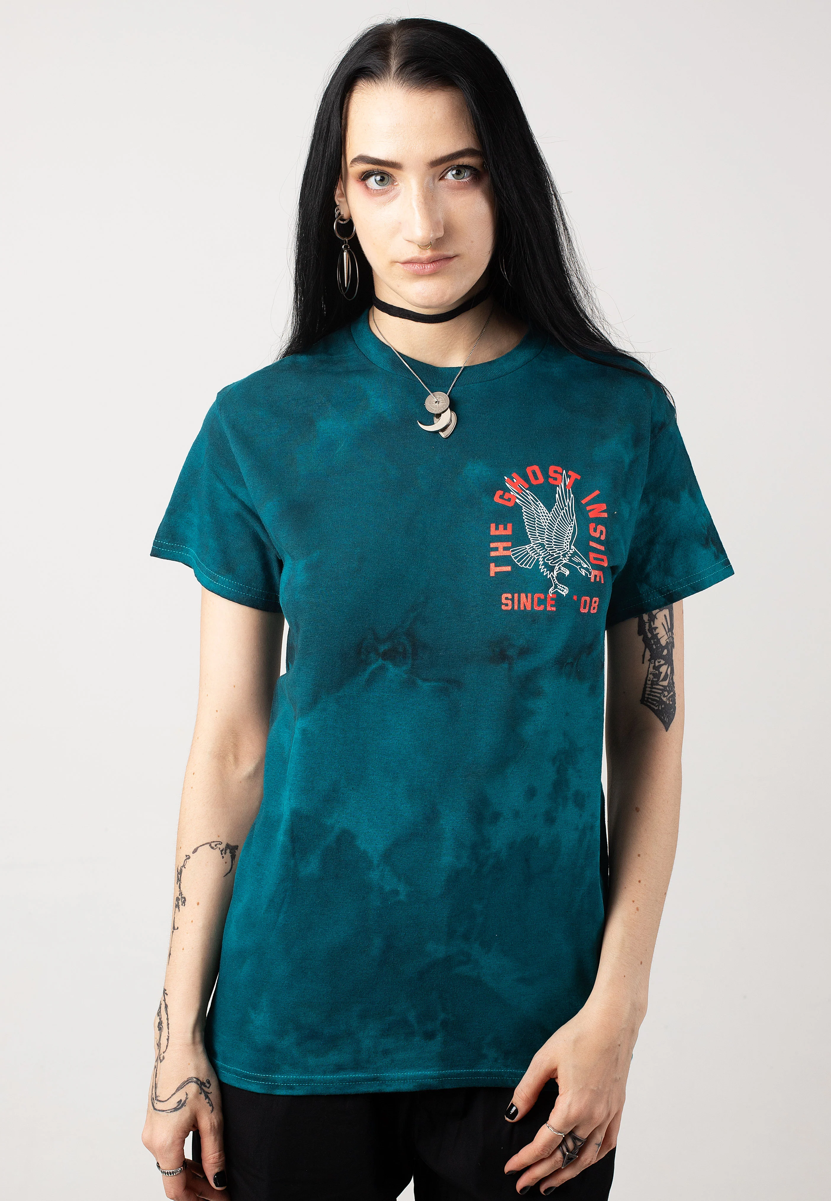 Survive Teal/Black Tie Dye - T-Shirt - Image 5