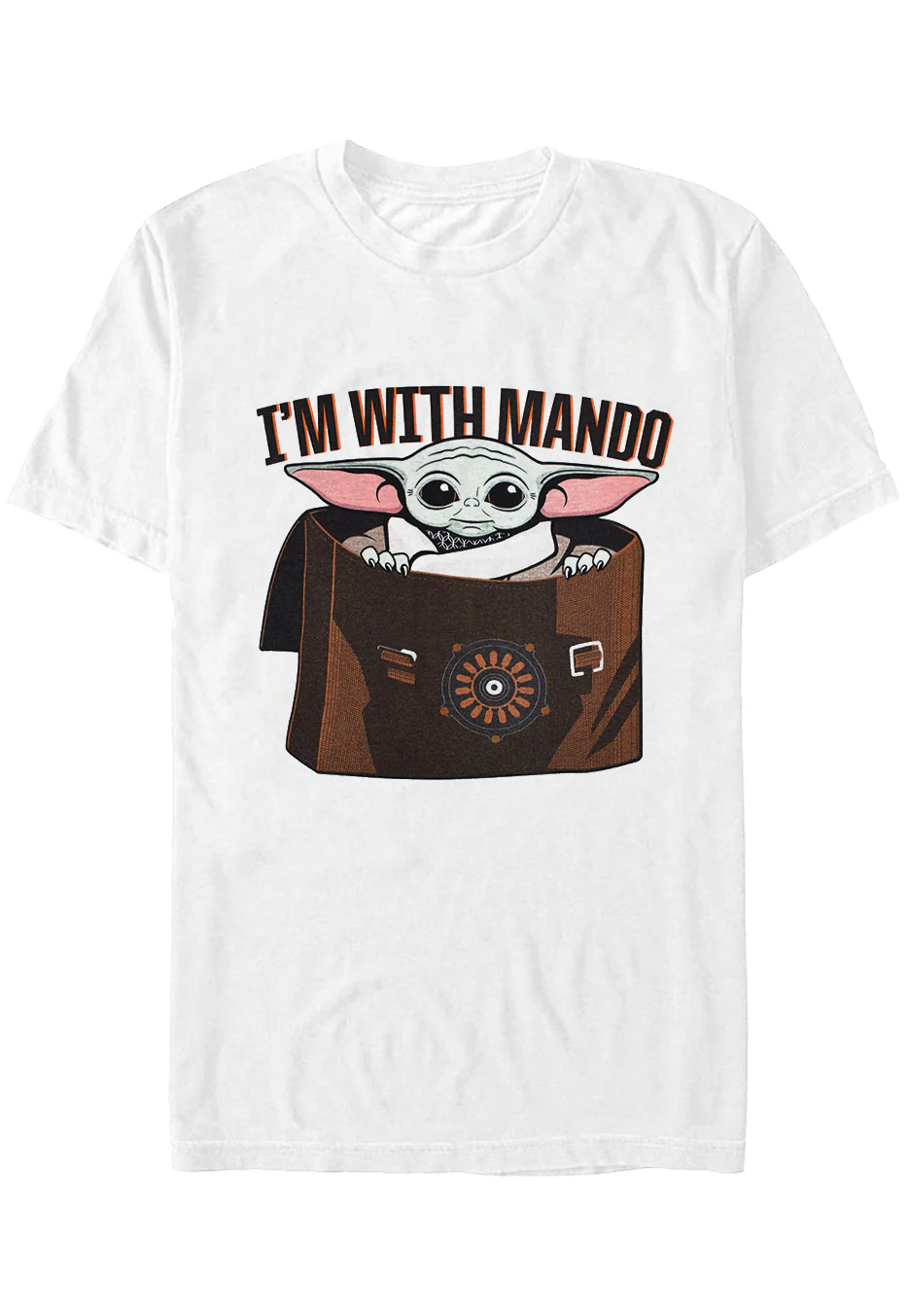I'm With Mando White - T-Shirt - Image 6