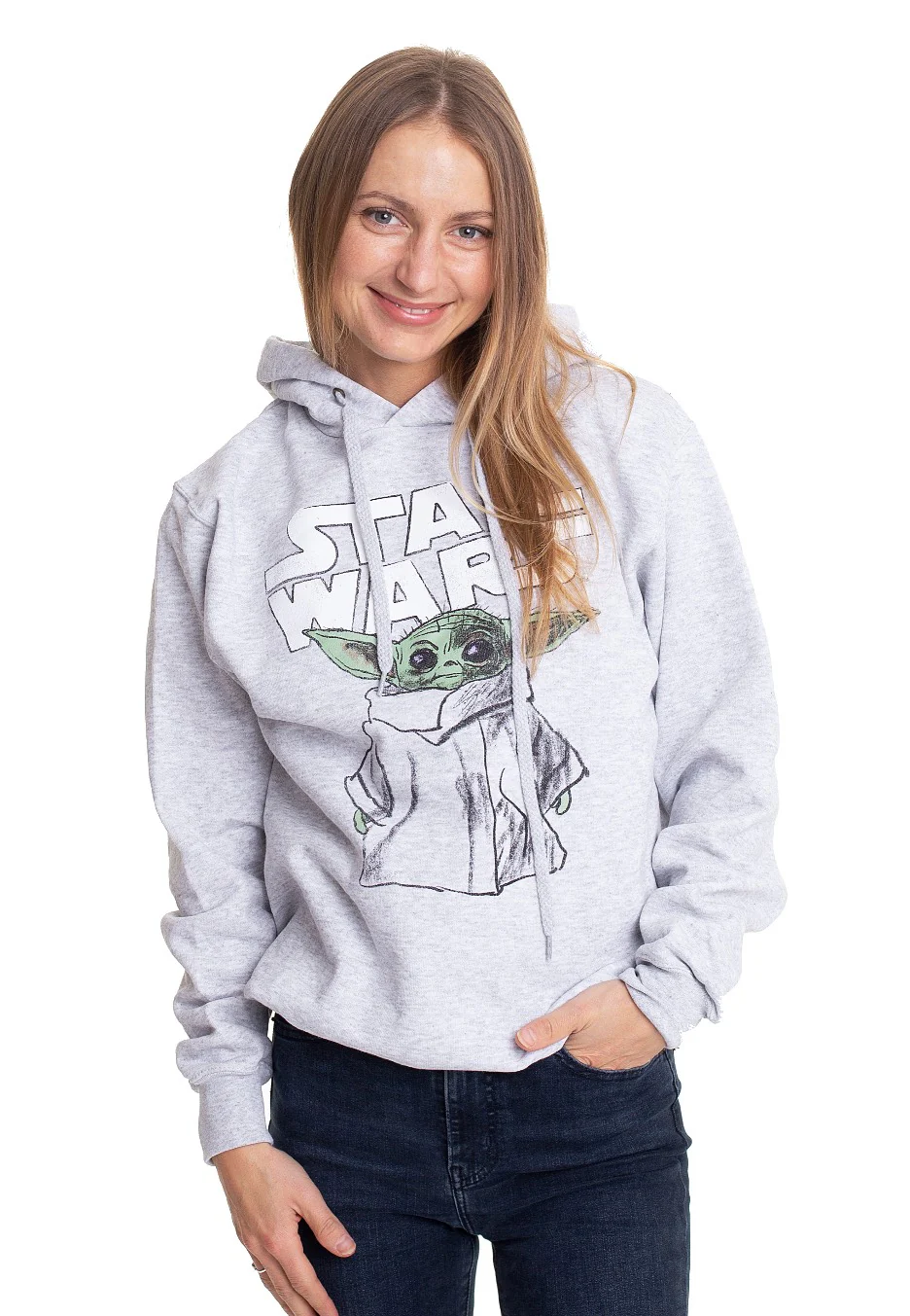The Child Sketch Heather Grey - Hoodie - Image 2