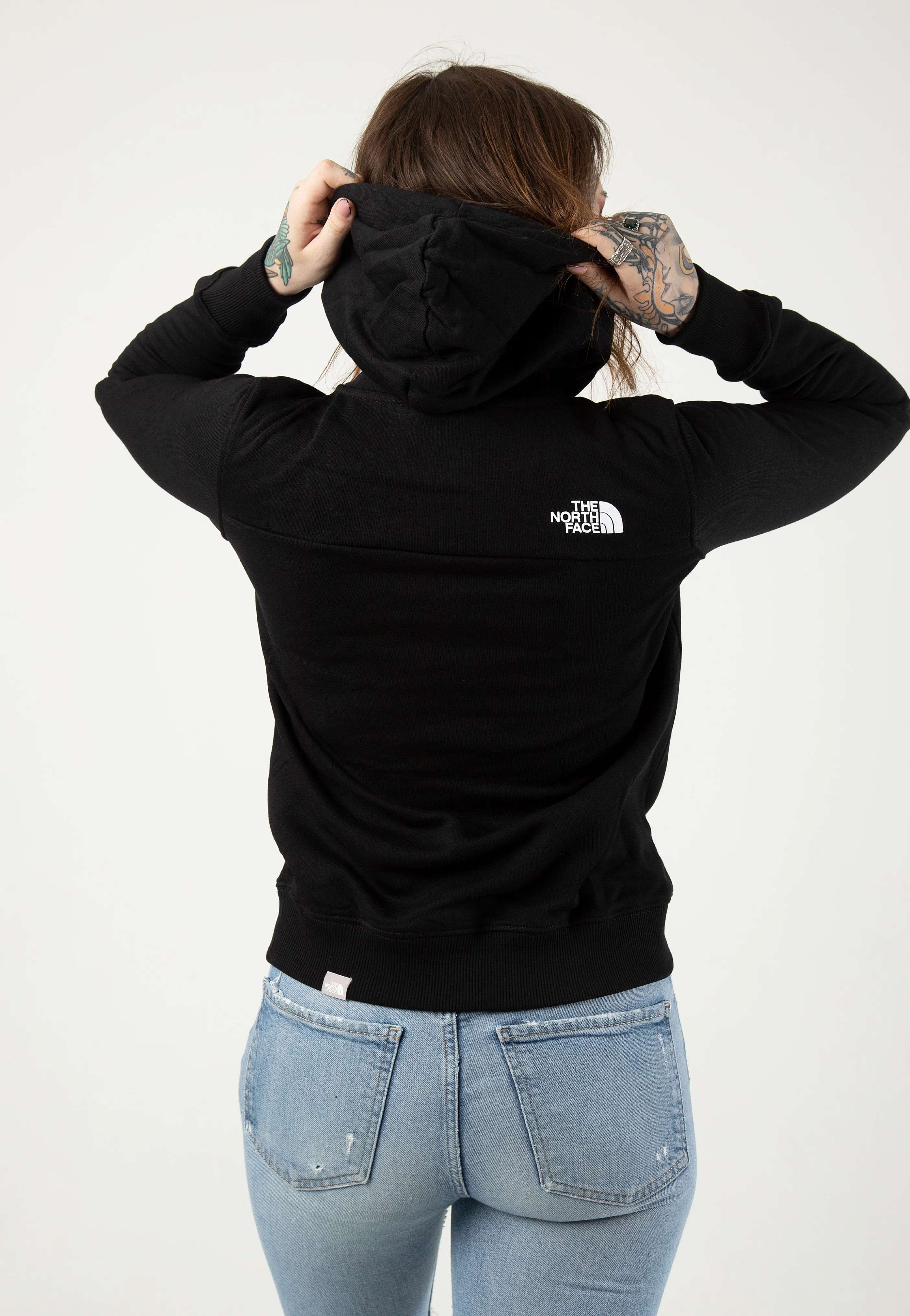 Women’s Simple Dome Tnf Black/Tnf Black - Hoodie - Image 3