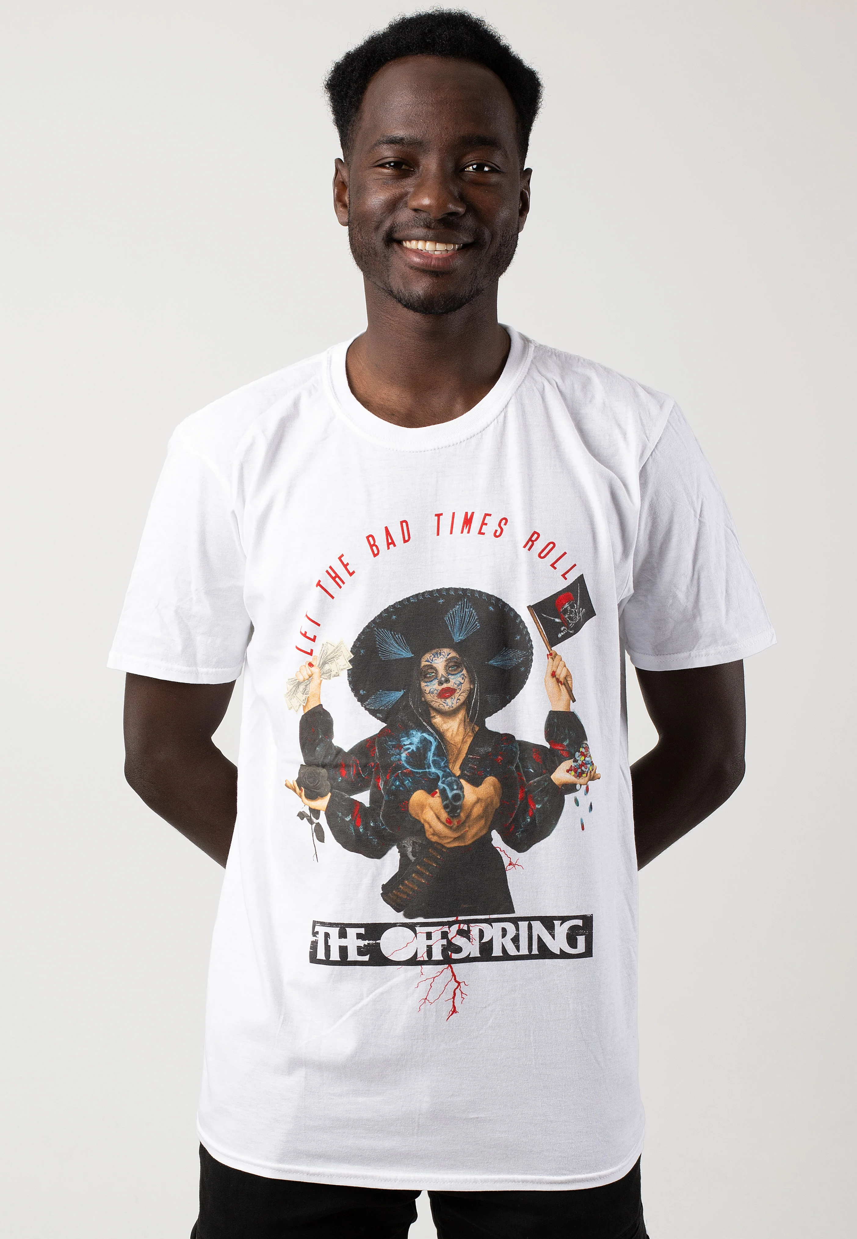 Shooting Gun White - T-Shirt - Image 3