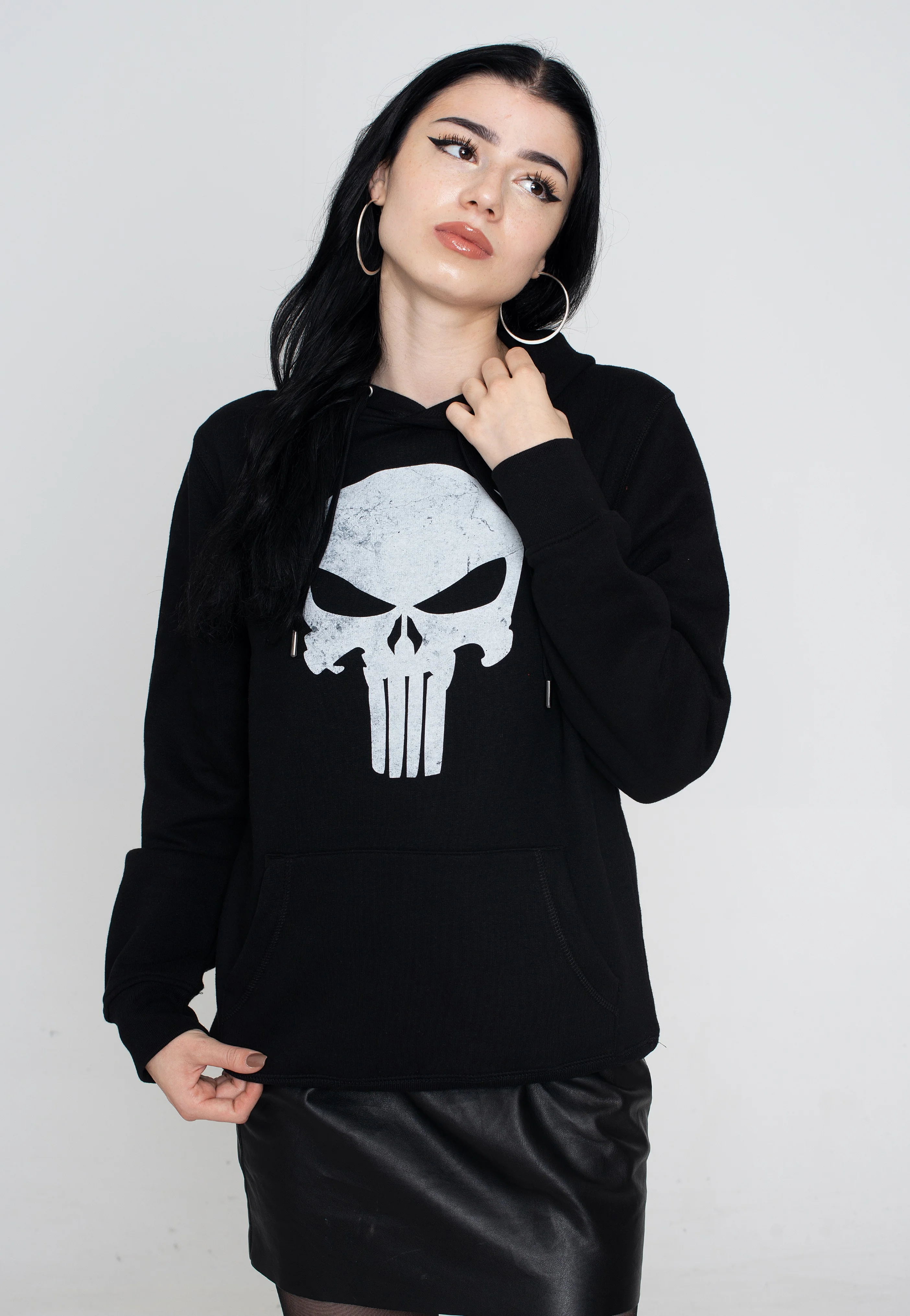 Distressed Skull - Hoodie - Image 2