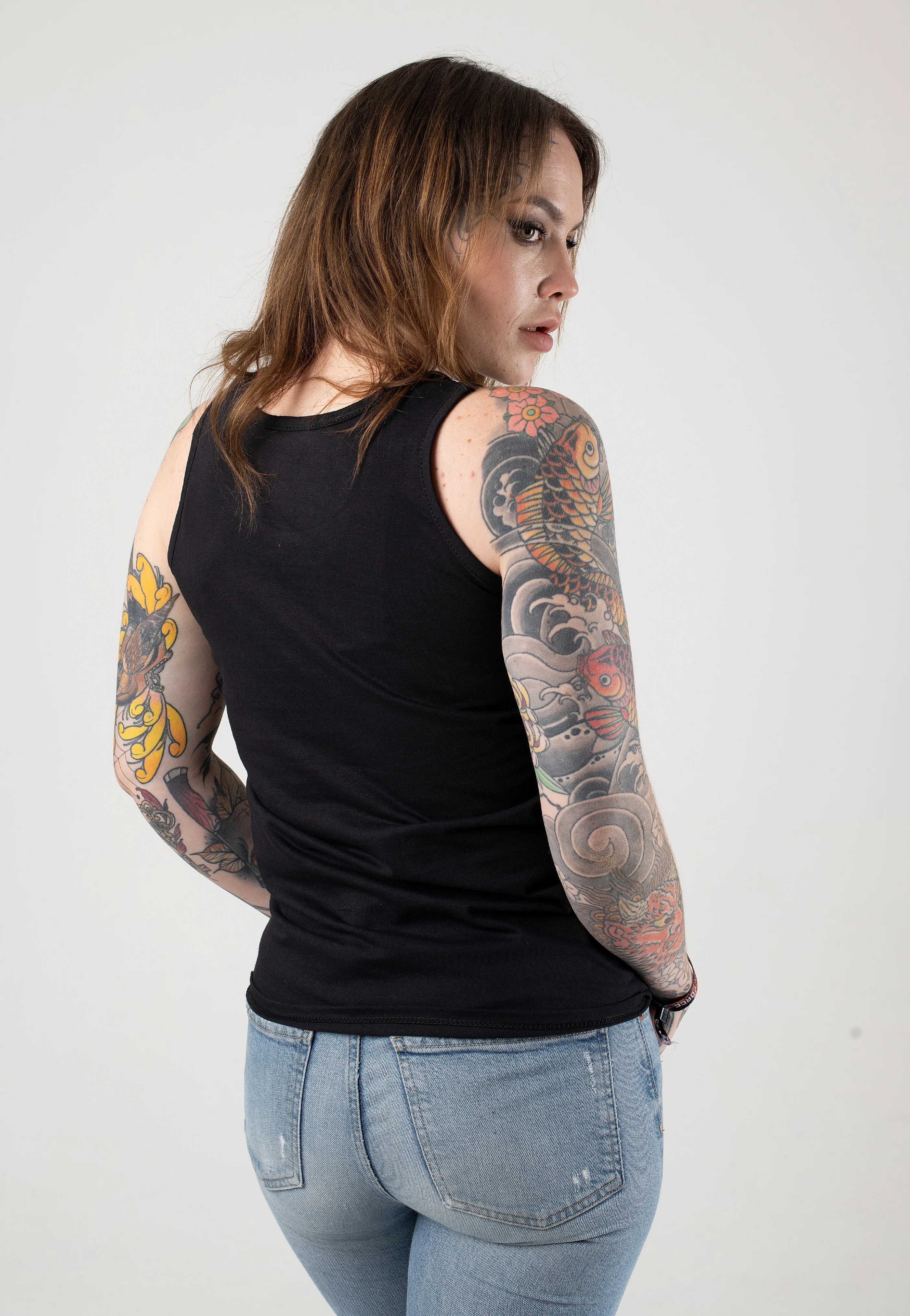 Distressed Skull - Tank - Image 2