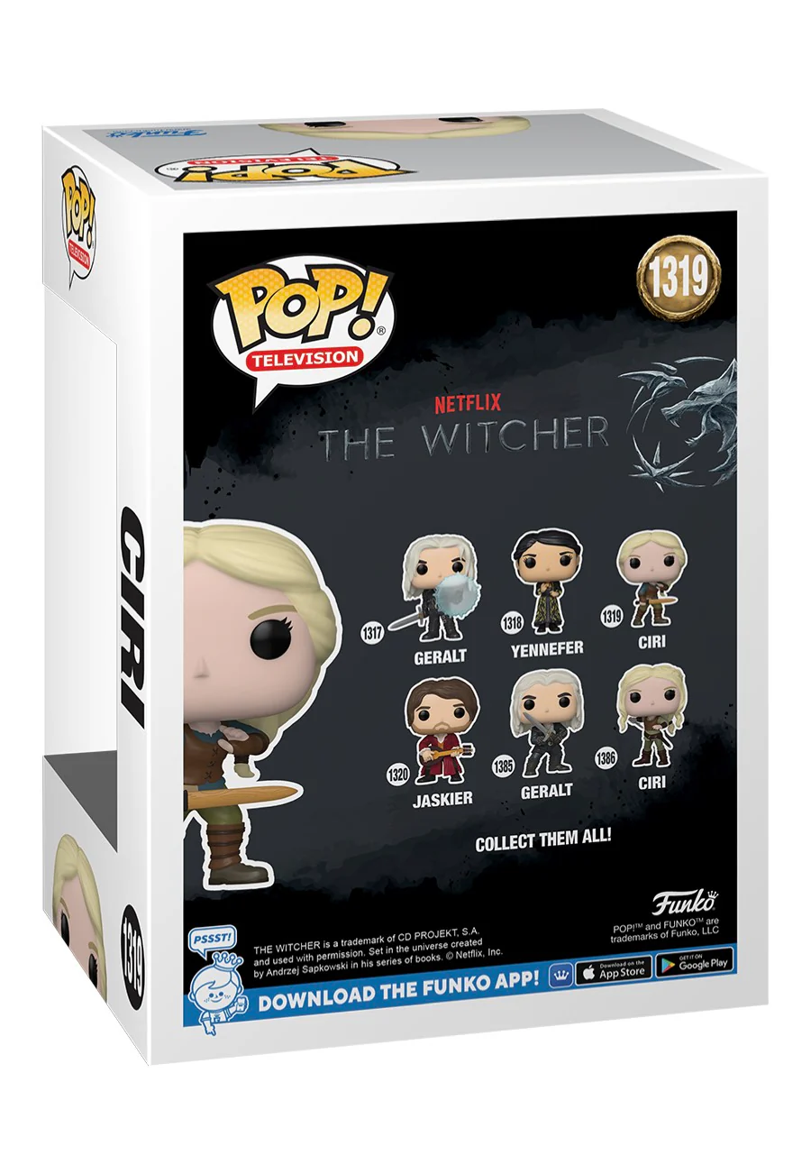 Ciri w/Sword POP! Vinyl - Funko Pop - Image 3