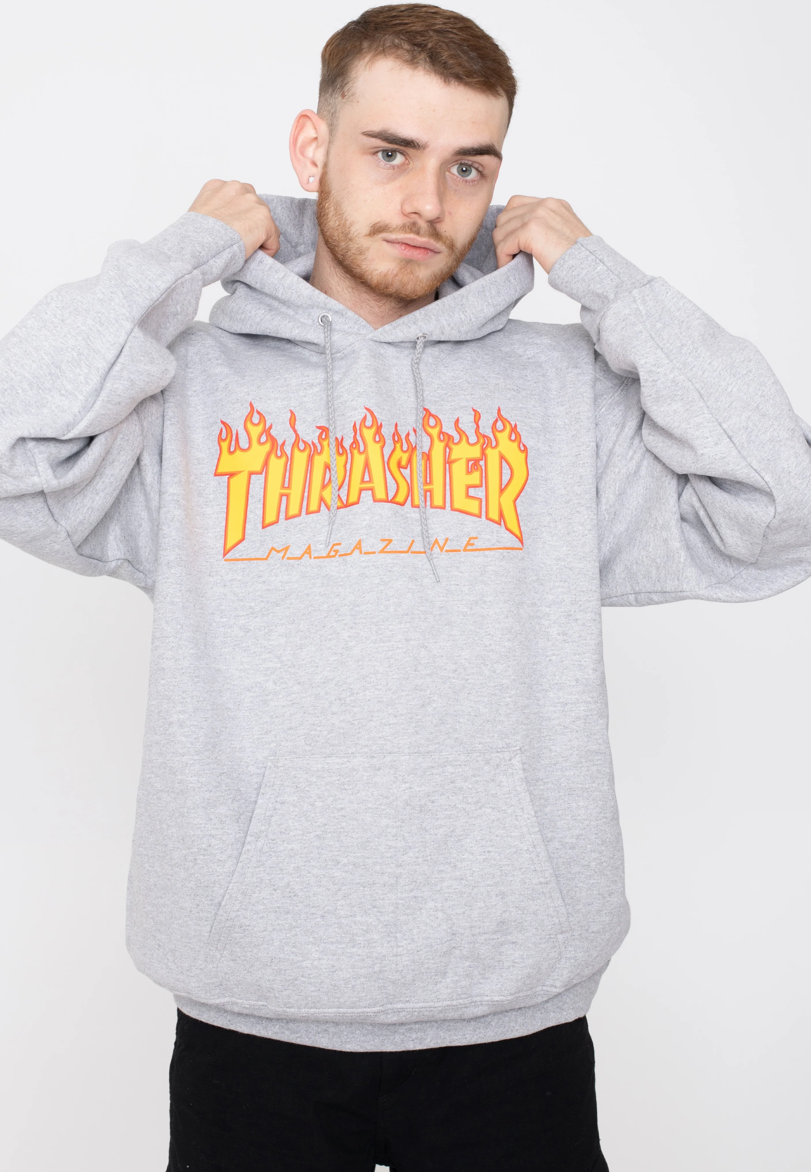 Flame Greymottled - Hoodie - Image 3