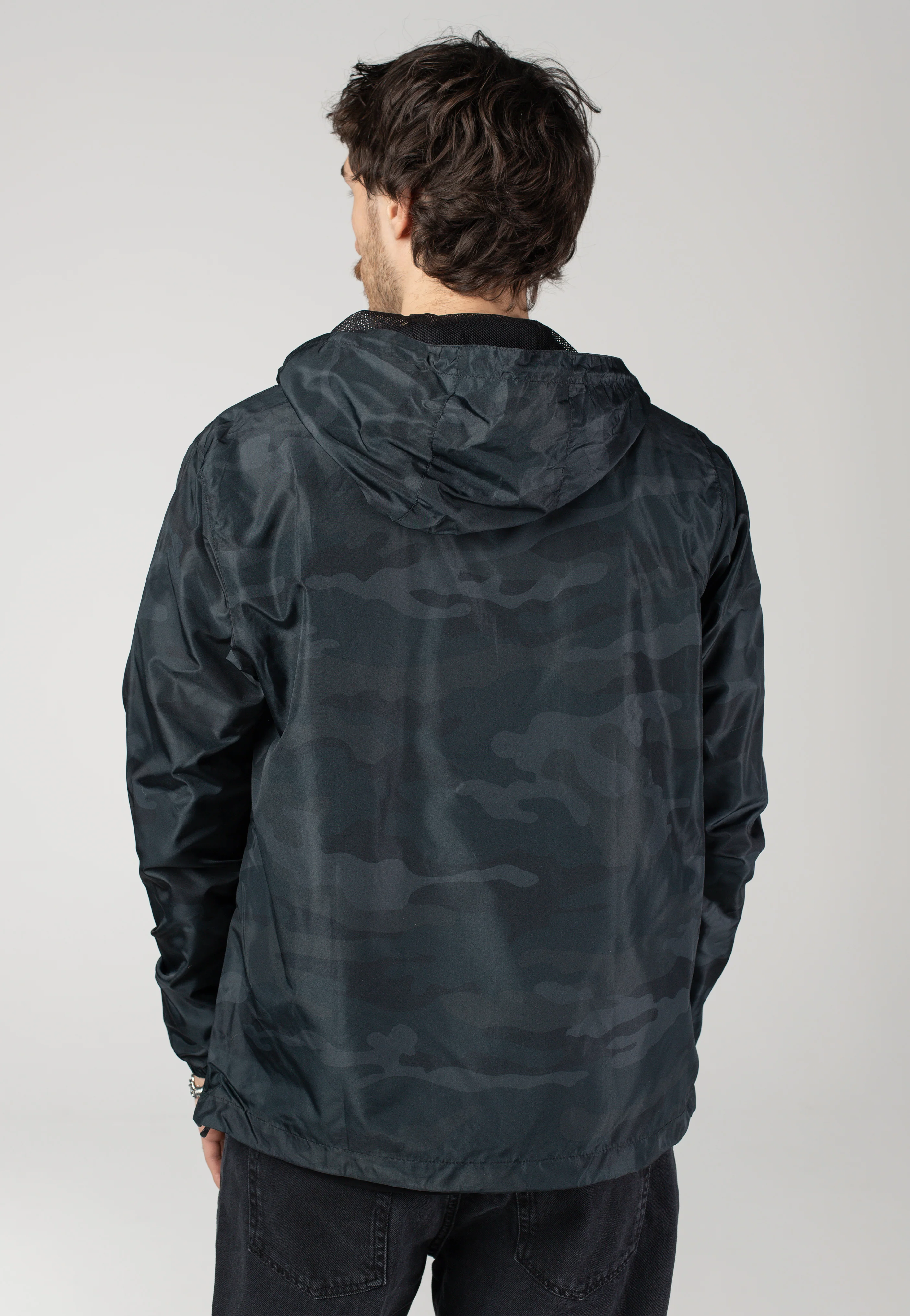 Thrasher x Spitfire - Thrash & Burn Anorak Black/Camo - Jacket - Image 6