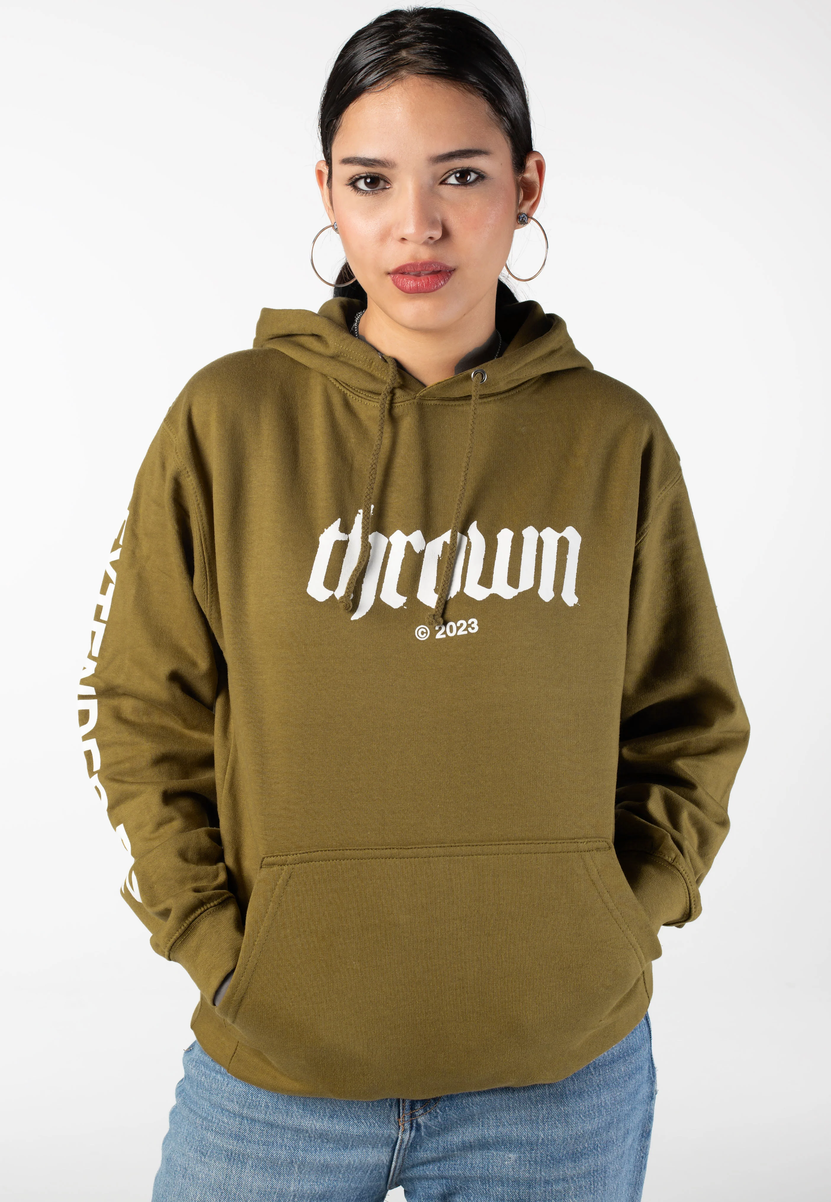 Logo C 2023 Military Green - Hoodie - Image 6